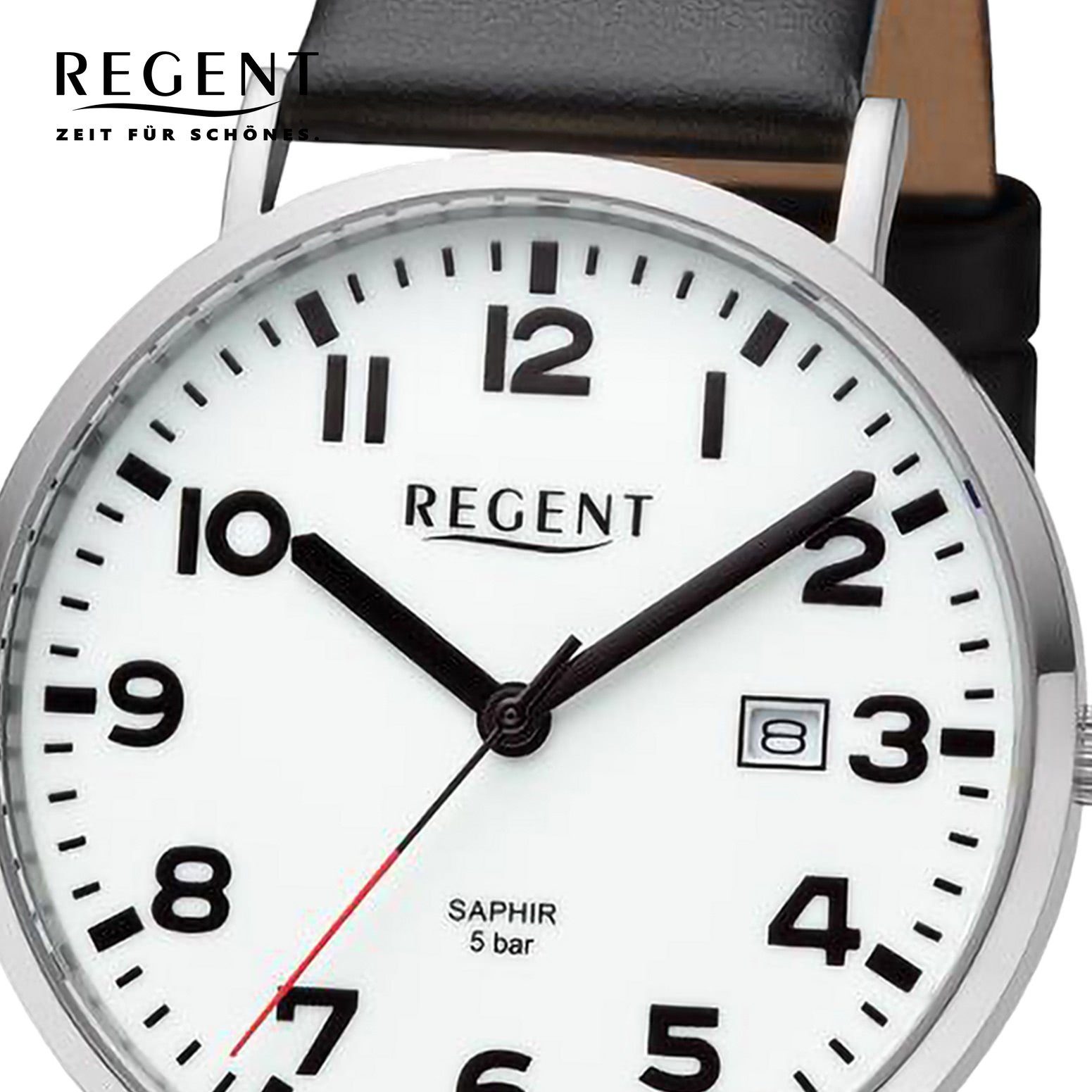 Regent Quarzuhr Regent Herren Armbanduhr Analog, (Analoguhr), Herren Armban günstig online kaufen
