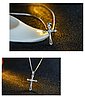 Fancifize Kette mit Anhänger »Kreuz Anhänger Kreuz-01« (inkl. Geschenkbeutel), 925 Sterling Silber Halskette Anhänger mit Zirkonia, Halskette 40+5cm, Bild 6