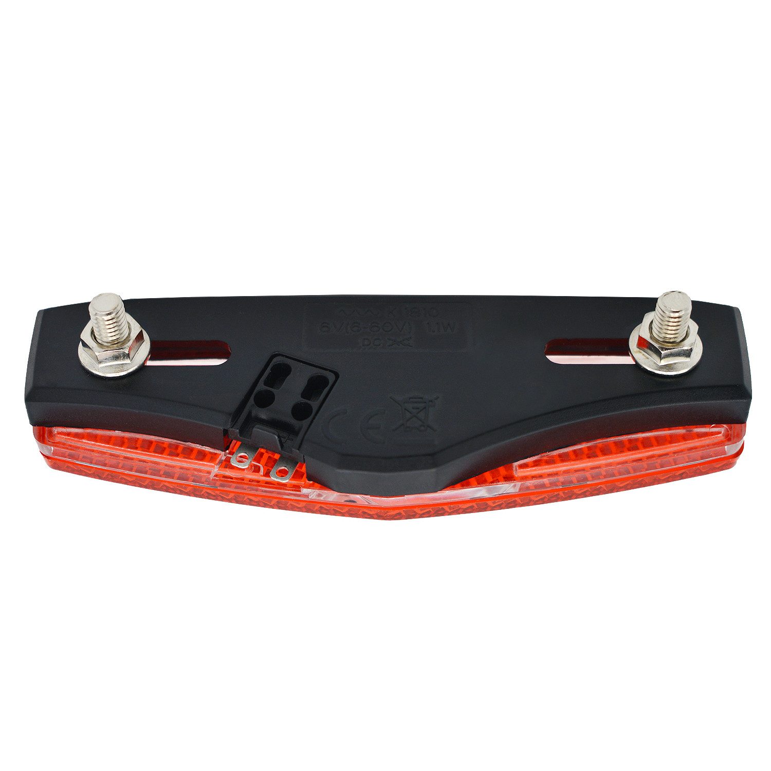 nean Fahrrad-Rücklicht E-Bike, mit Bremslicht, Reflektor, StVZO-Zulassung, verstellbar, 8 Candela