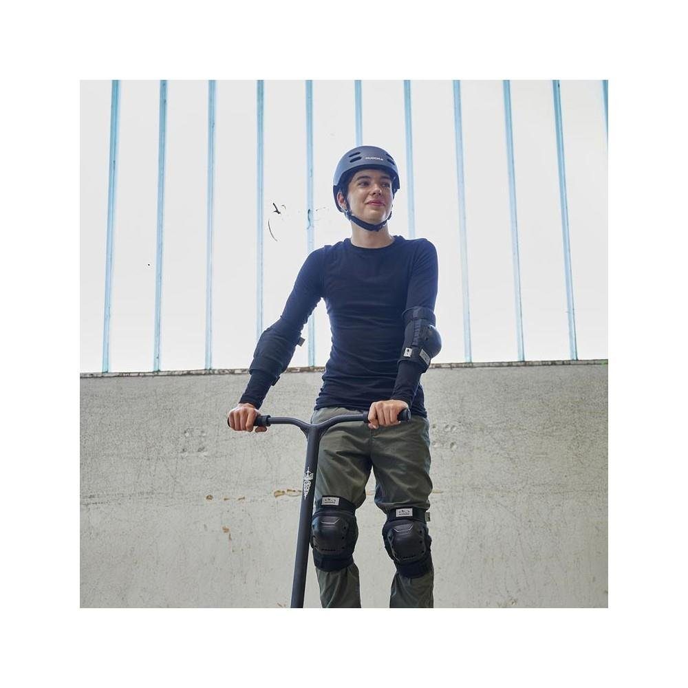 Hudora Protektoren-Set Pro Gr. L (6-tlg), Schoner für Handgelenk, Knie und Ellbogen