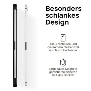 wiiuka Tablet-Hülle suiit Hülle für iPad Air 4 / 5, Klapphülle Handgefertigt - Deutsches Leder, Premium Case