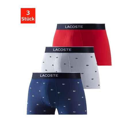 Lacoste Boxershorts eng Boxershorts Lacoste Herren Premium (Packung, 3-St., 3er-Pack) aus Stretch-Baumwolle im 3er-Pack