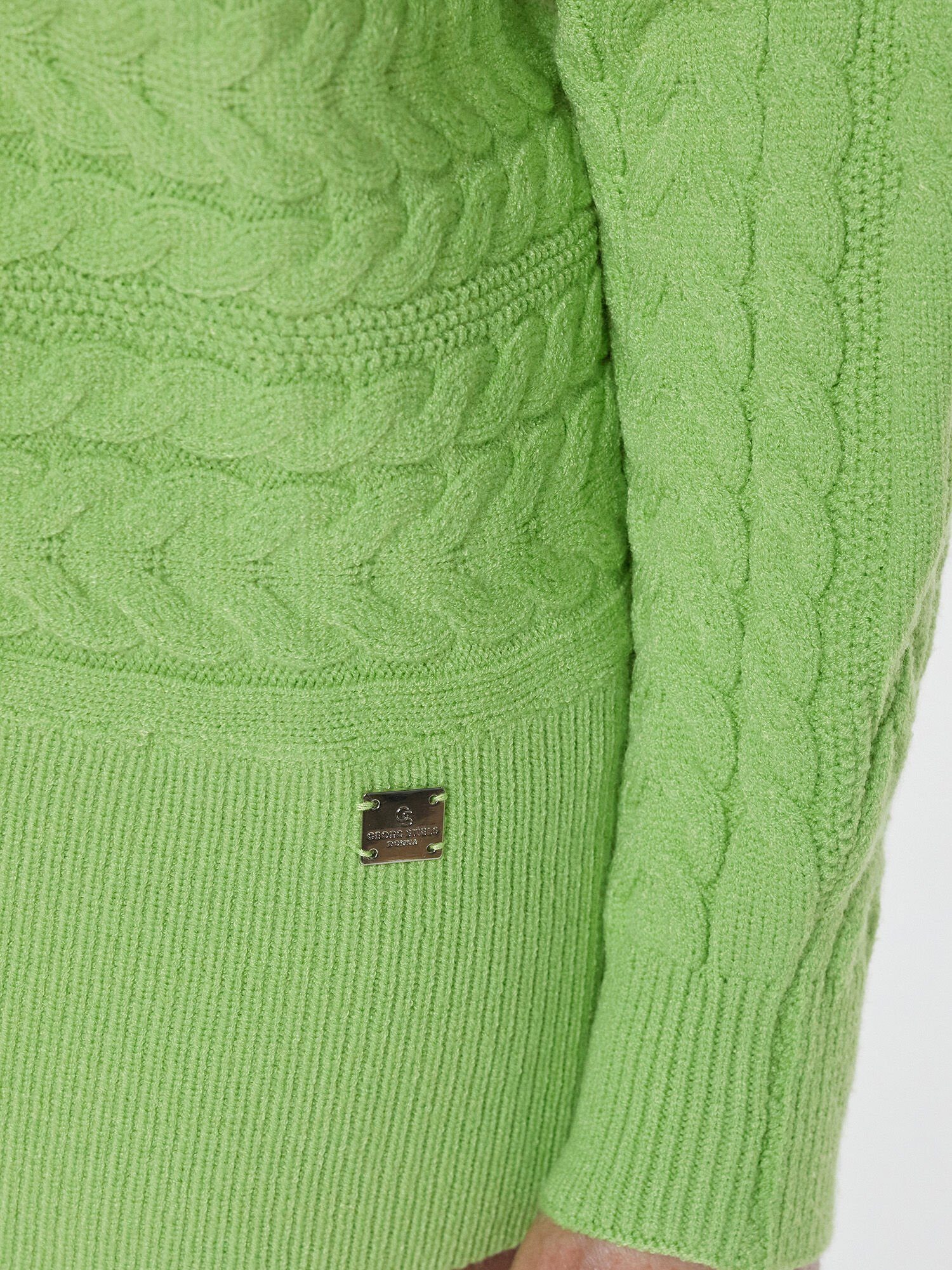 mit Stiels Georg Rollkragenpullover Zopfmuster