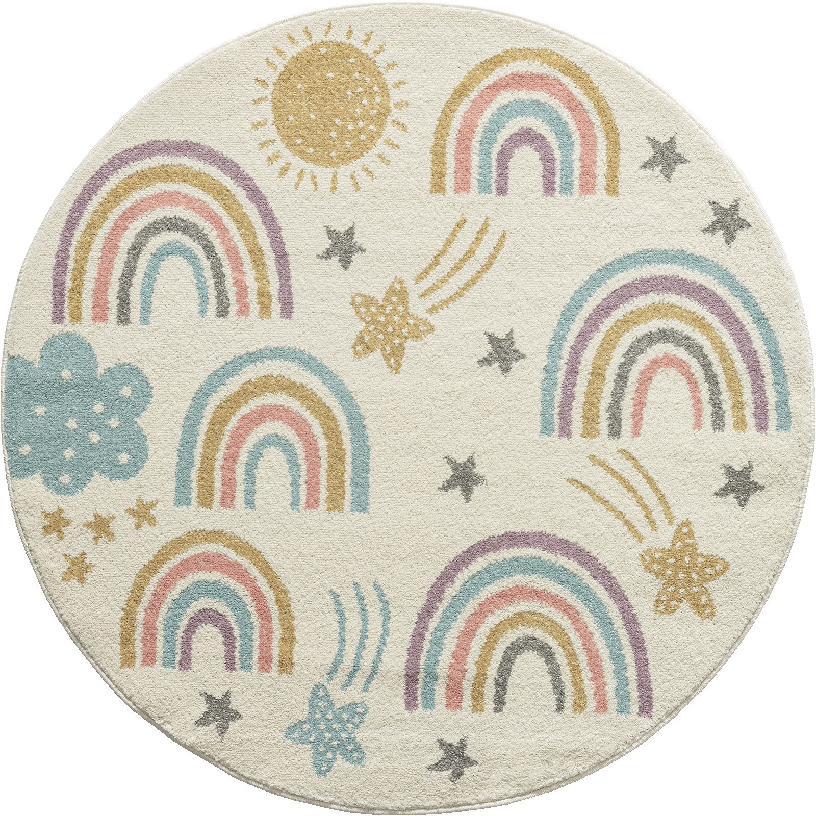 the carpet Teppich Beat Kids, rund, günstig online kaufen