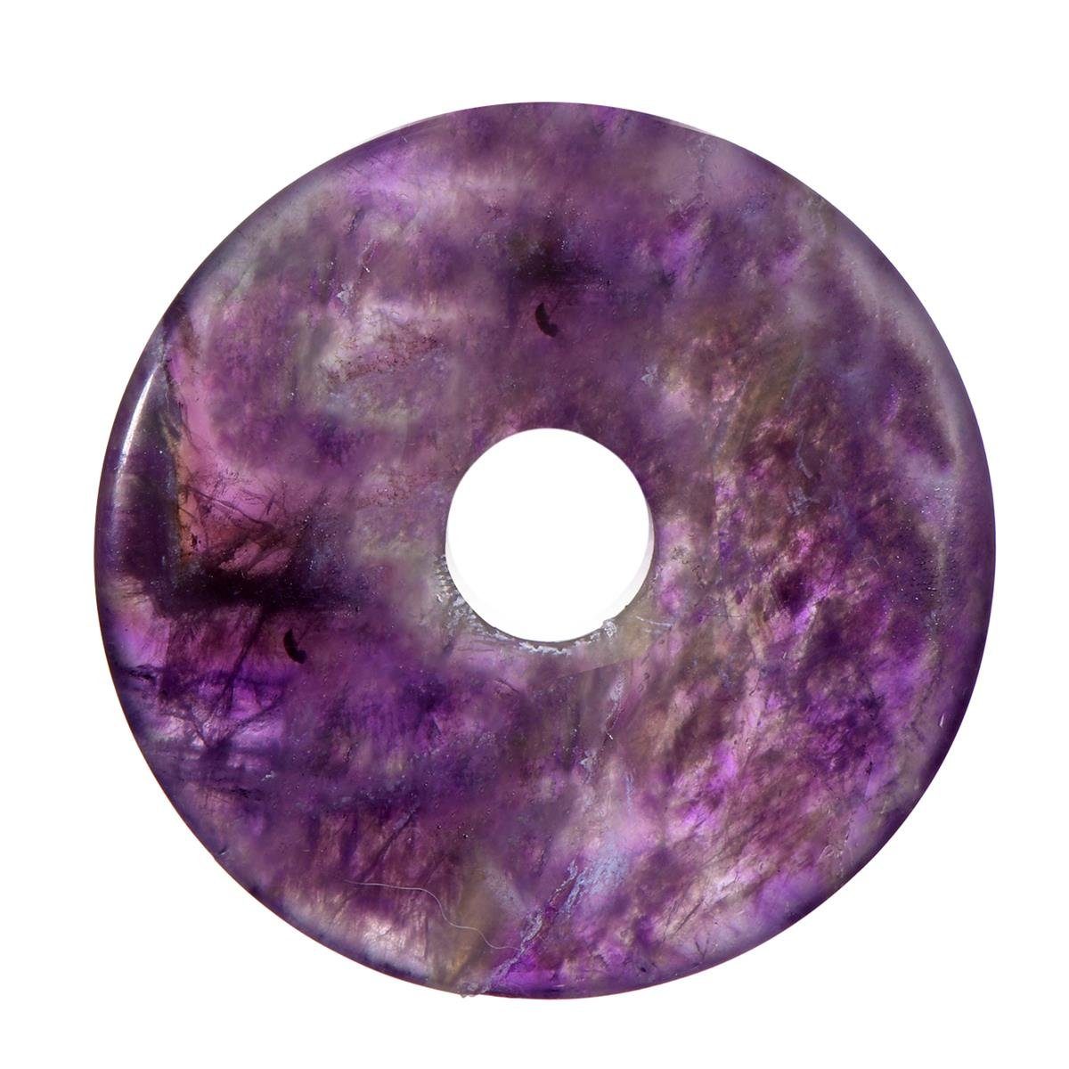 Morella Kette mit Anhänger Halskette 80 cm Donut Stein Anhänger (1-tlg), Da günstig online kaufen