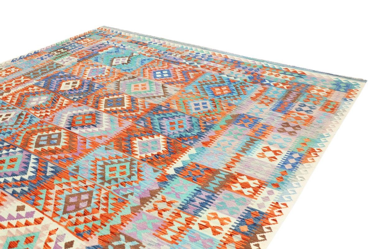 Moderner Orientteppich, rechteckig, Kelim Afghan Handgewebter mm Nain 3 Trading, Heritage 301x388 Höhe: Orientteppich