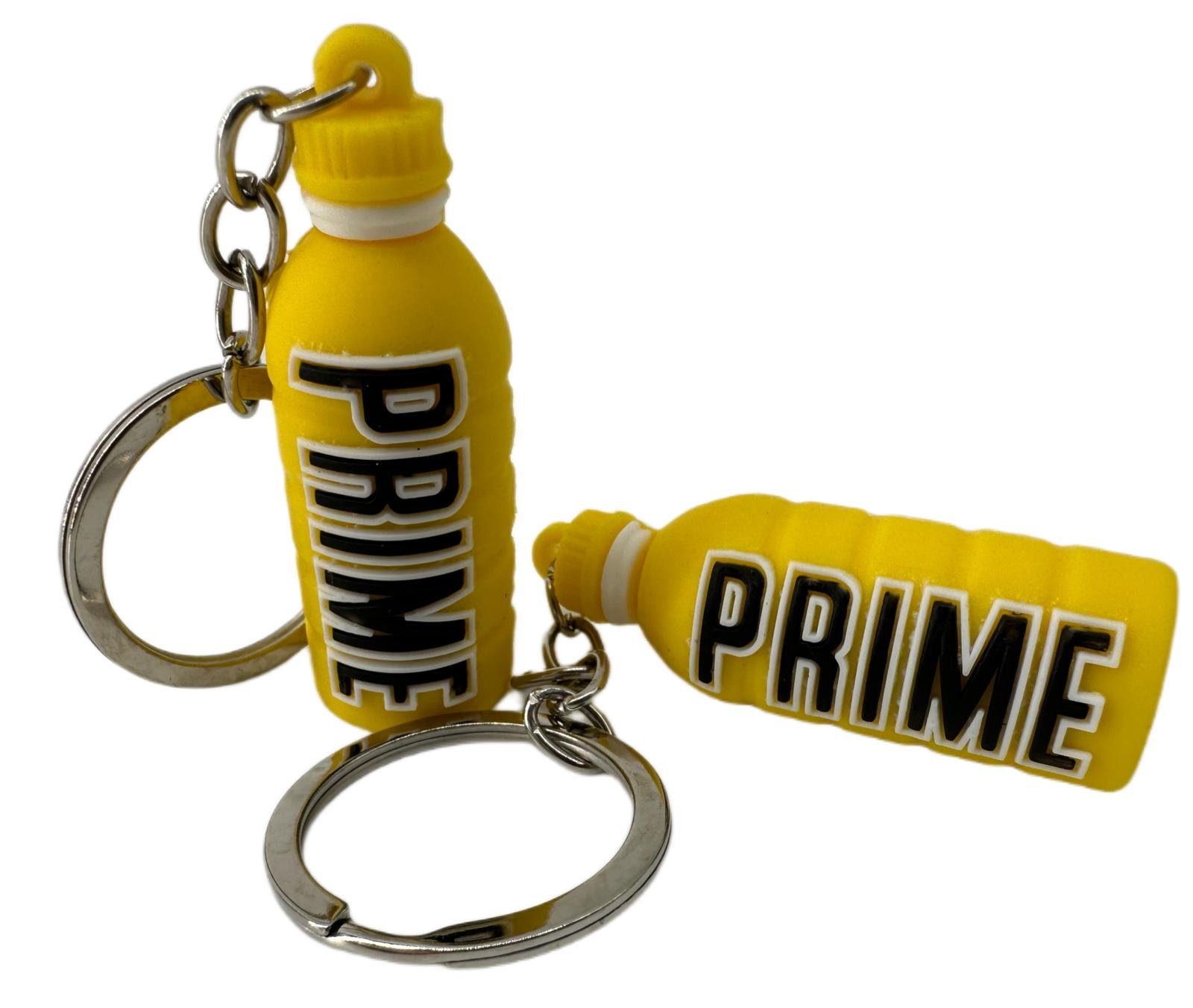 Schlüsselanhänger Schlüsselanhänger Kinder Mini Fitness Flasche gelb