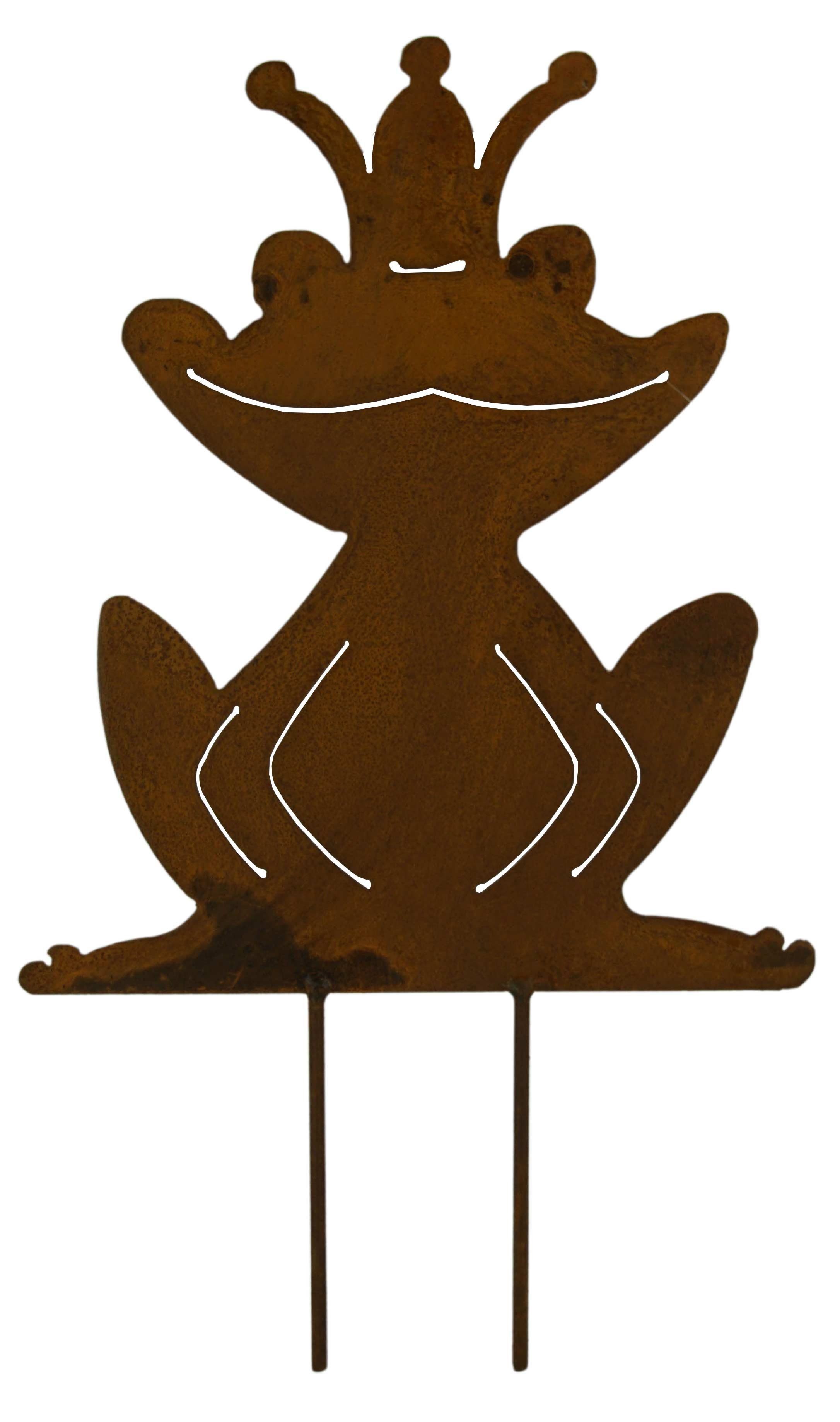 Gartenstecker Beetstecker Frosch