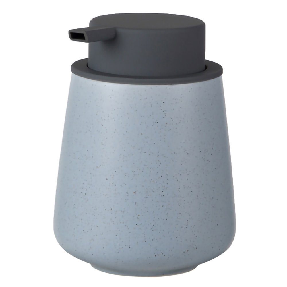 GelldG Dispenser Soap Seifenspender Blau Keramik Seifenspender, 400ml Spülmittelspender,