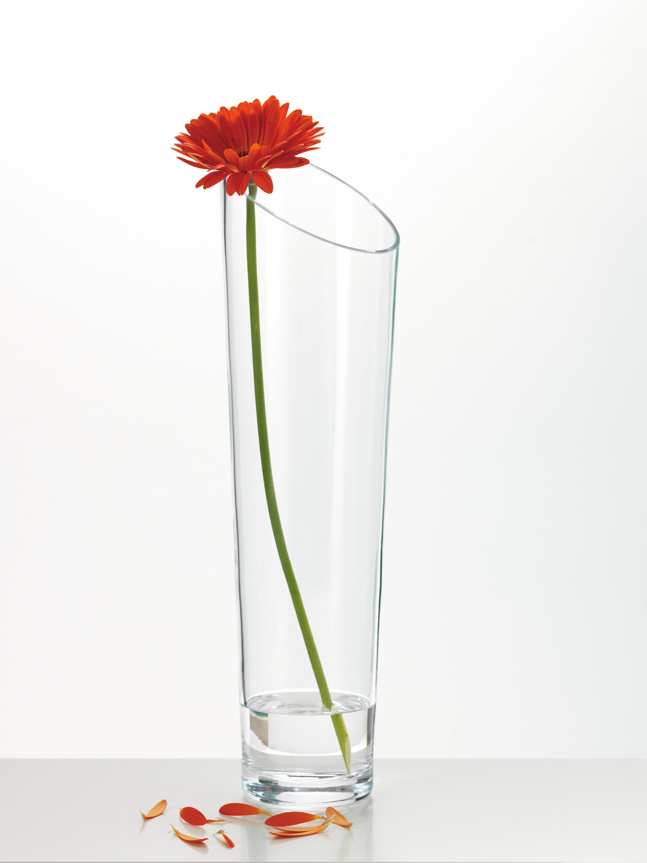 LEONARDO Tischvase Dekovase DYNAMIC (1 St), aus Glas, handgefertigt