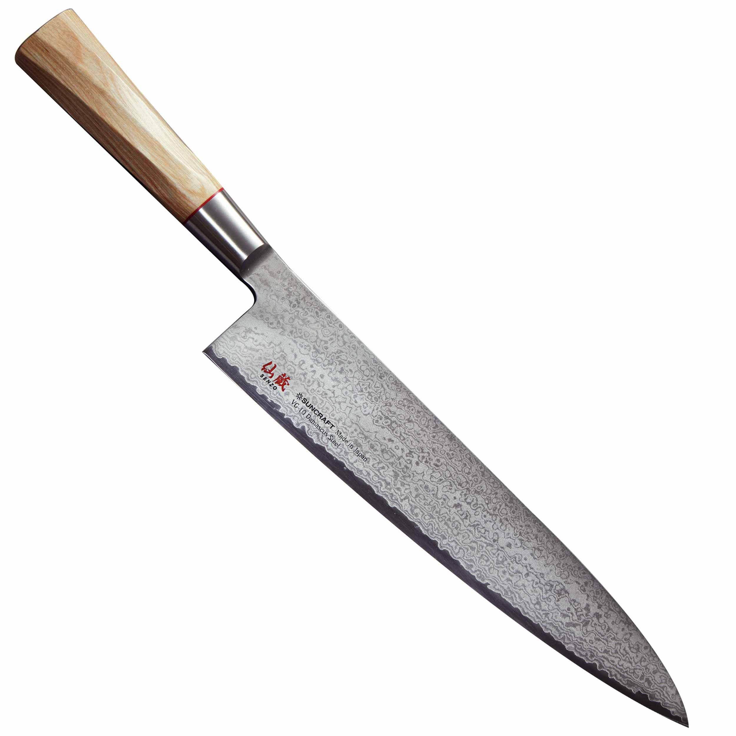Suncraft Kochmesser Suncraft Senzo Twisted Octagon TO-06 Kochmesser 24 cm, TO-06