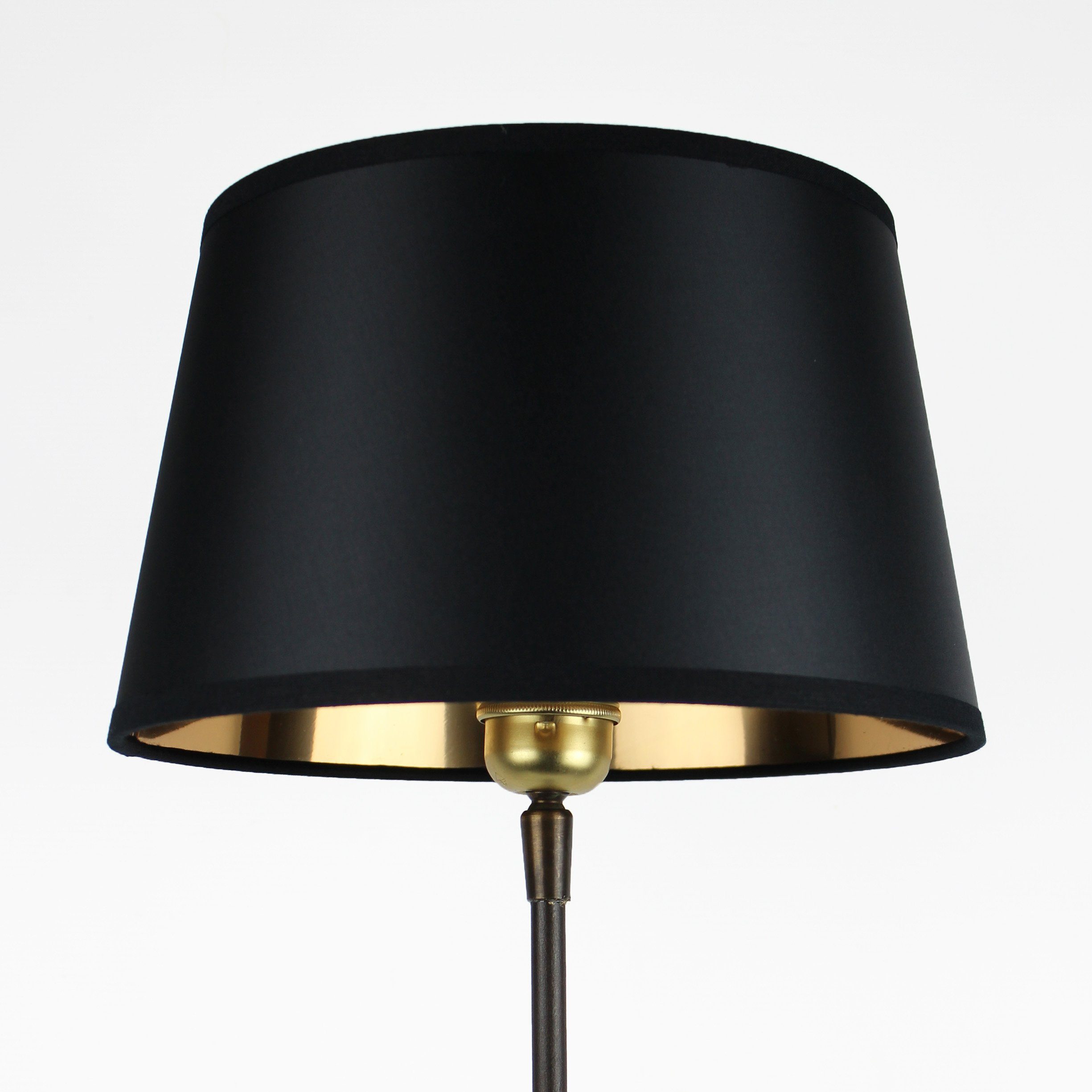 Signature Home Collection Лампыschirm Handgefertigter Лампыschirm schwarz dunkelgrau in Stoff Zylinder, Stoffschirm, konisch Zylinderform