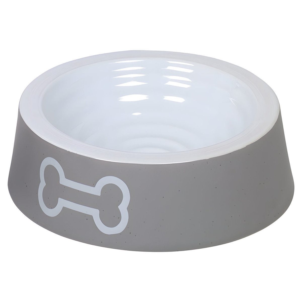 Futternapf Keramik Napf Big Bone grau