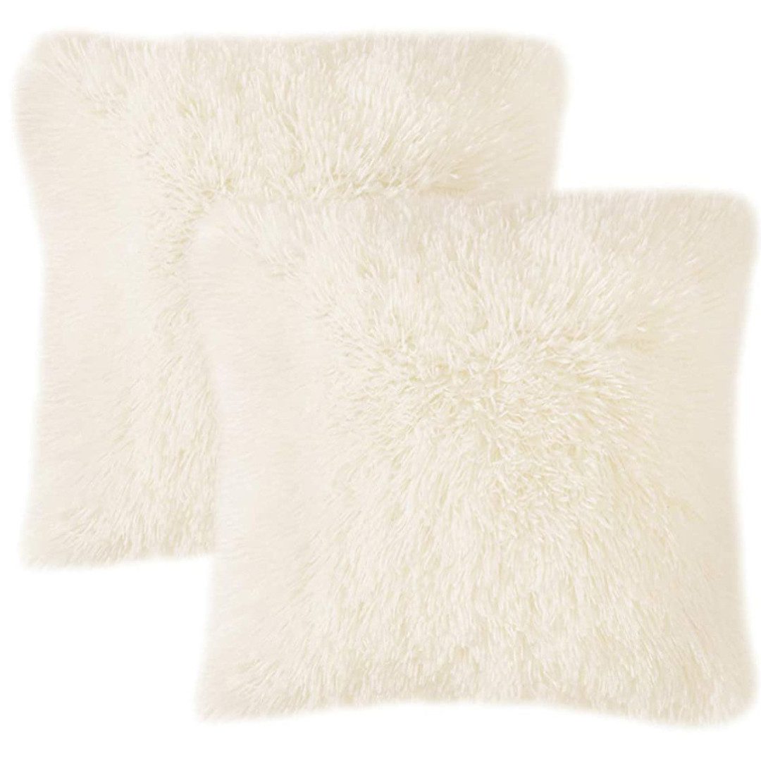 Interior by Hakito Dekokissen 2er Set Kissenbezug inklusive Füllkissen plüs günstig online kaufen