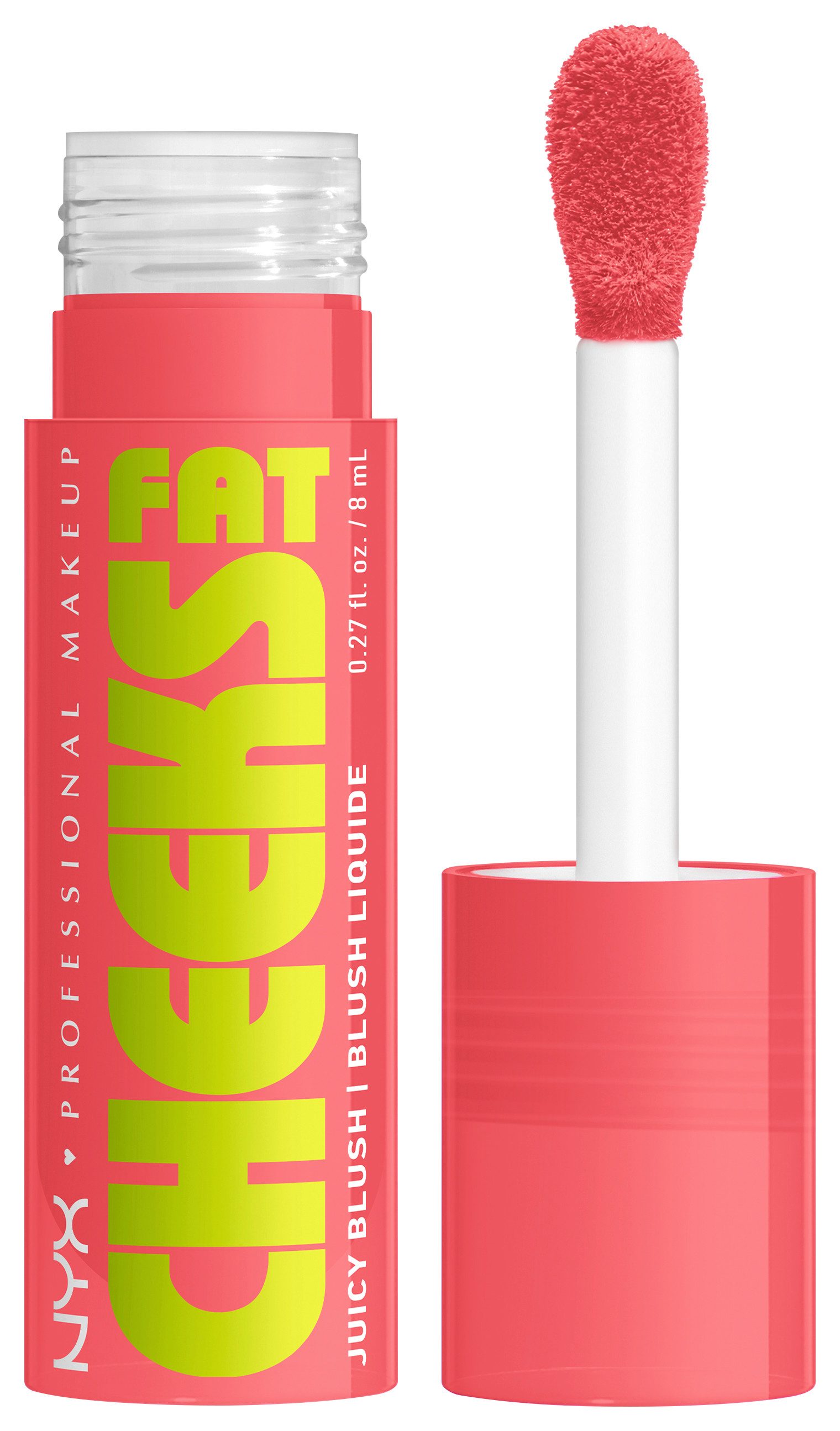 NYX PROFESSIONAL MAKEUP Rouge FAT CHEEKS JUICY BLUSH, verleiht deinen Wangen eine strahlende und intensive Farbe