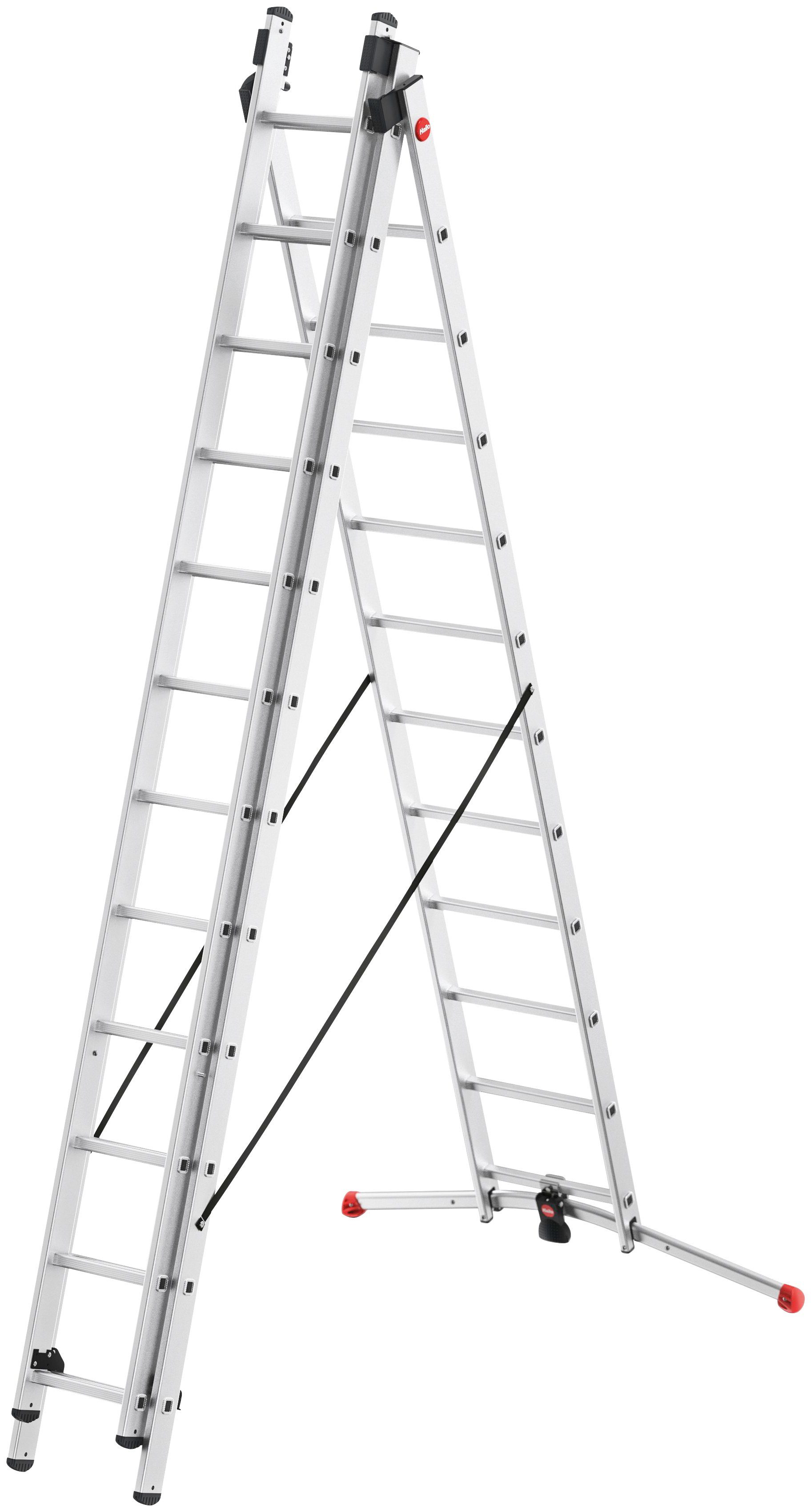 Hailo Anlegeleiter S100 ProfiLOT, Aluminium Kombileiter günstig online kaufen