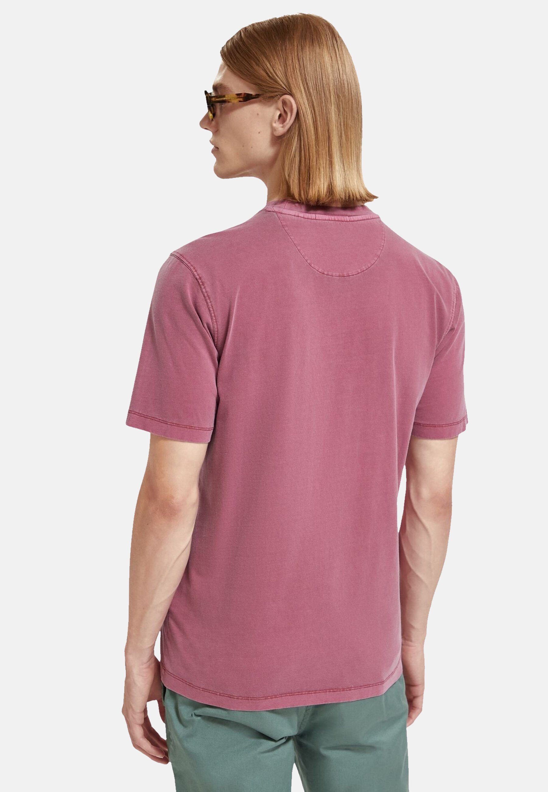 Pink (1-tlg) Shirt Soda & (Stage Purple) T-Shirt Rundhalsausschnitt mit und Kurzarmshirt Scotch