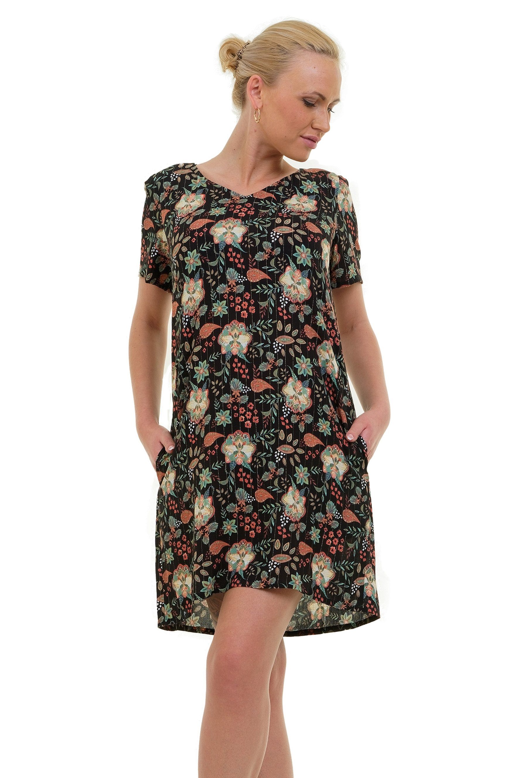 3Elfen Blusenkleid Webkleid Sommertraum Golden Flower günstig online kaufen