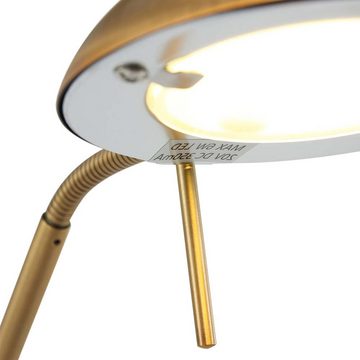 Steinhauer LIGHTING LED Stehlampe, Stehlampe Stehleuchte dimmbar LED Wohnzimmerleuchte Leselampe bronze H
