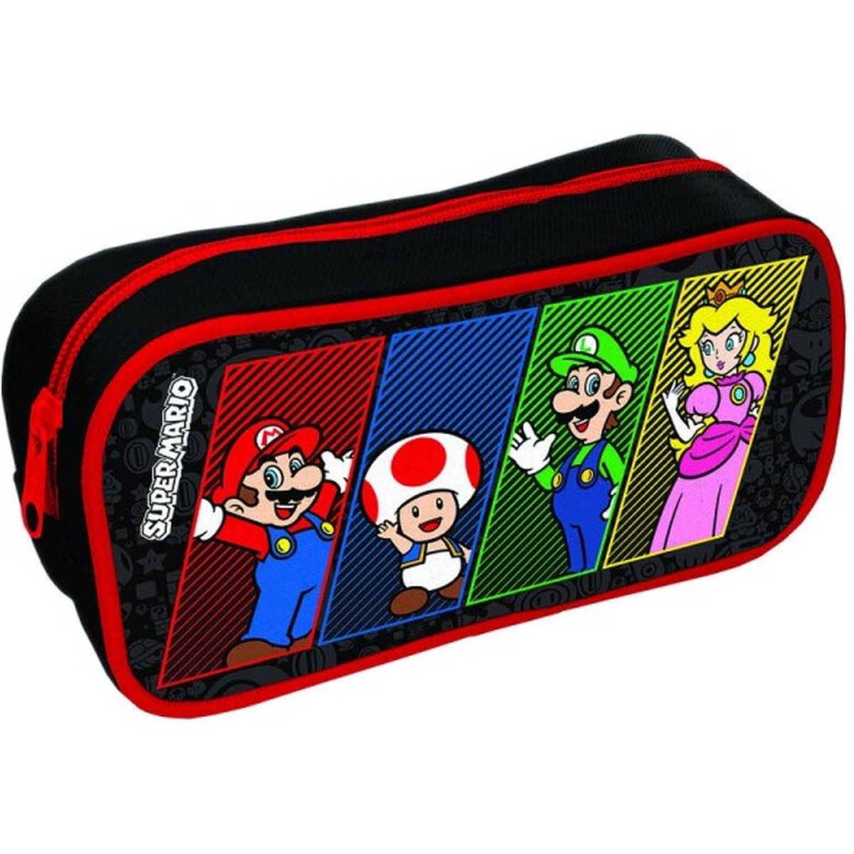 Pyramid International Federmäppchen Super Mario Federmäppchen – Rechteckig, (1-tlg), Klassisches Super Mario Design