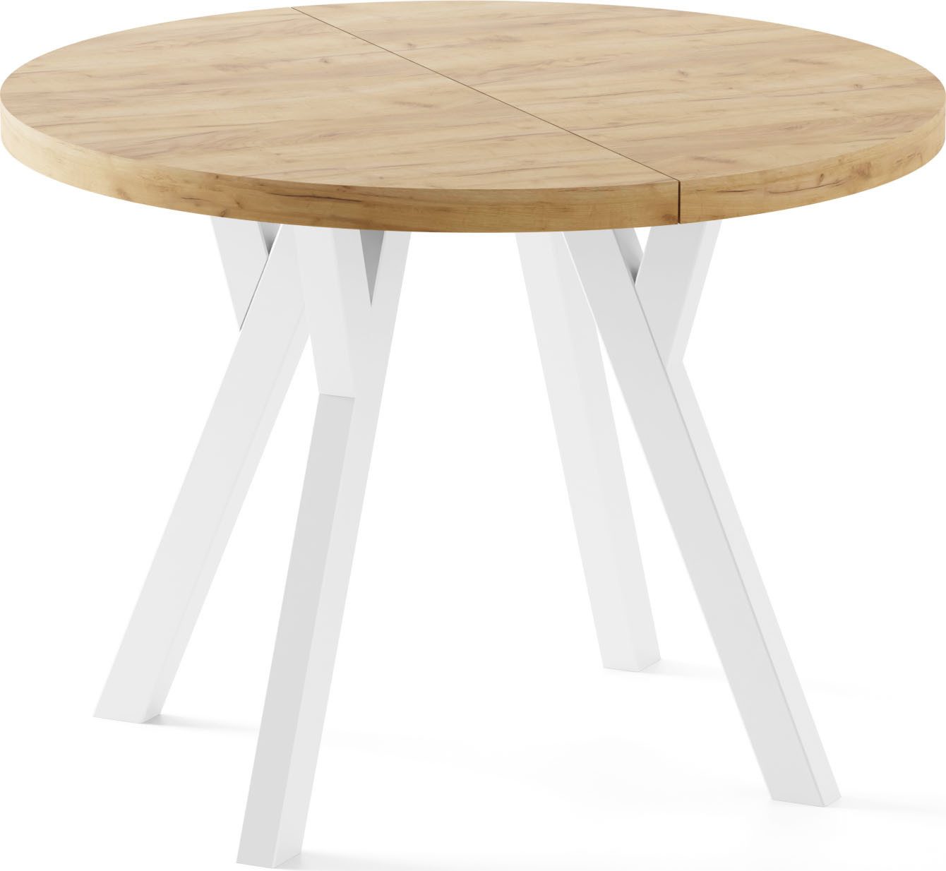 WFL GROUP Esstisch Twixy (erhältlich in 2 Größen – Durchmesser 100 cm, ausz günstig online kaufen