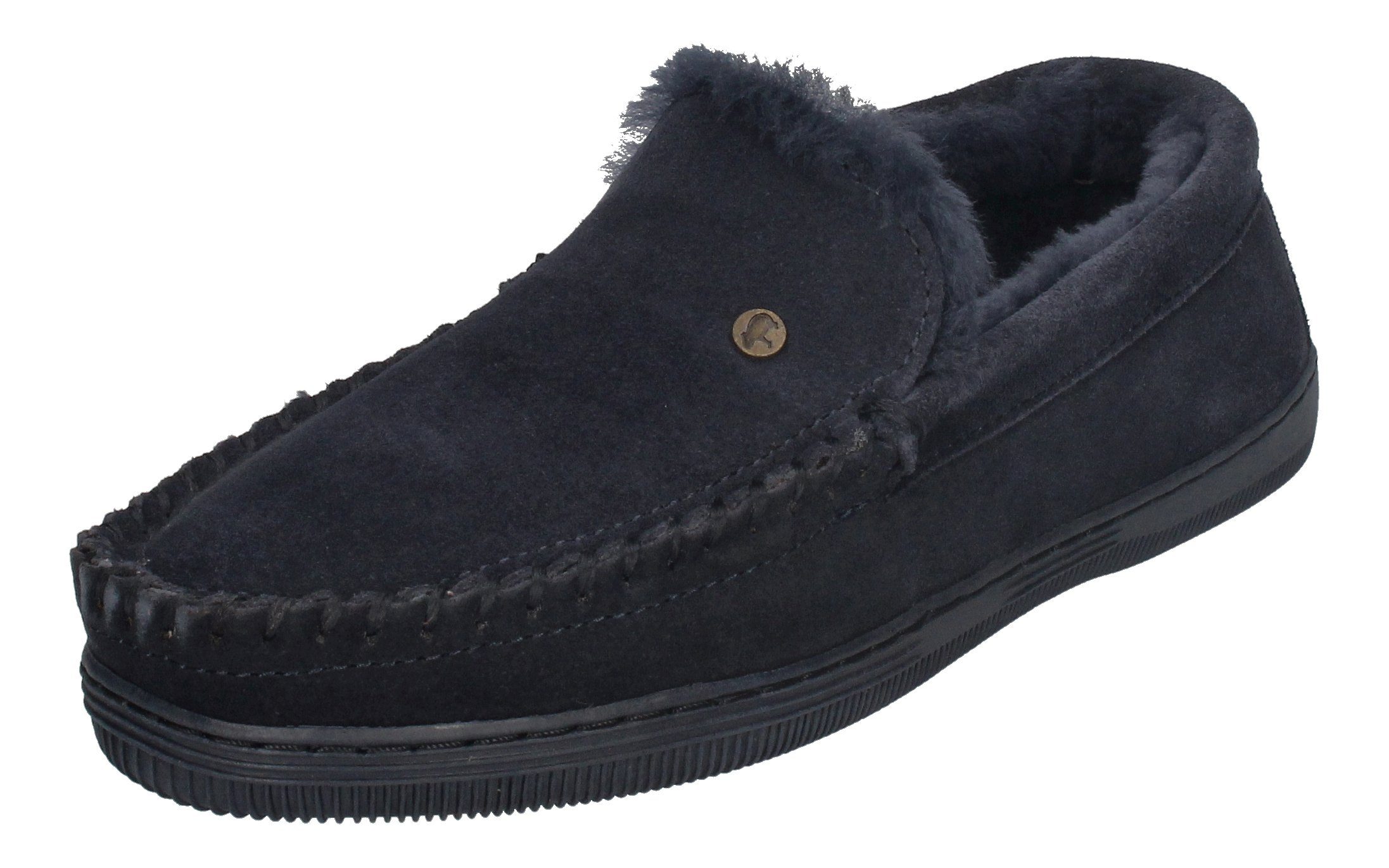WARMBAT Grizzly Suede GRZ4410-45 Hausschuh Navy