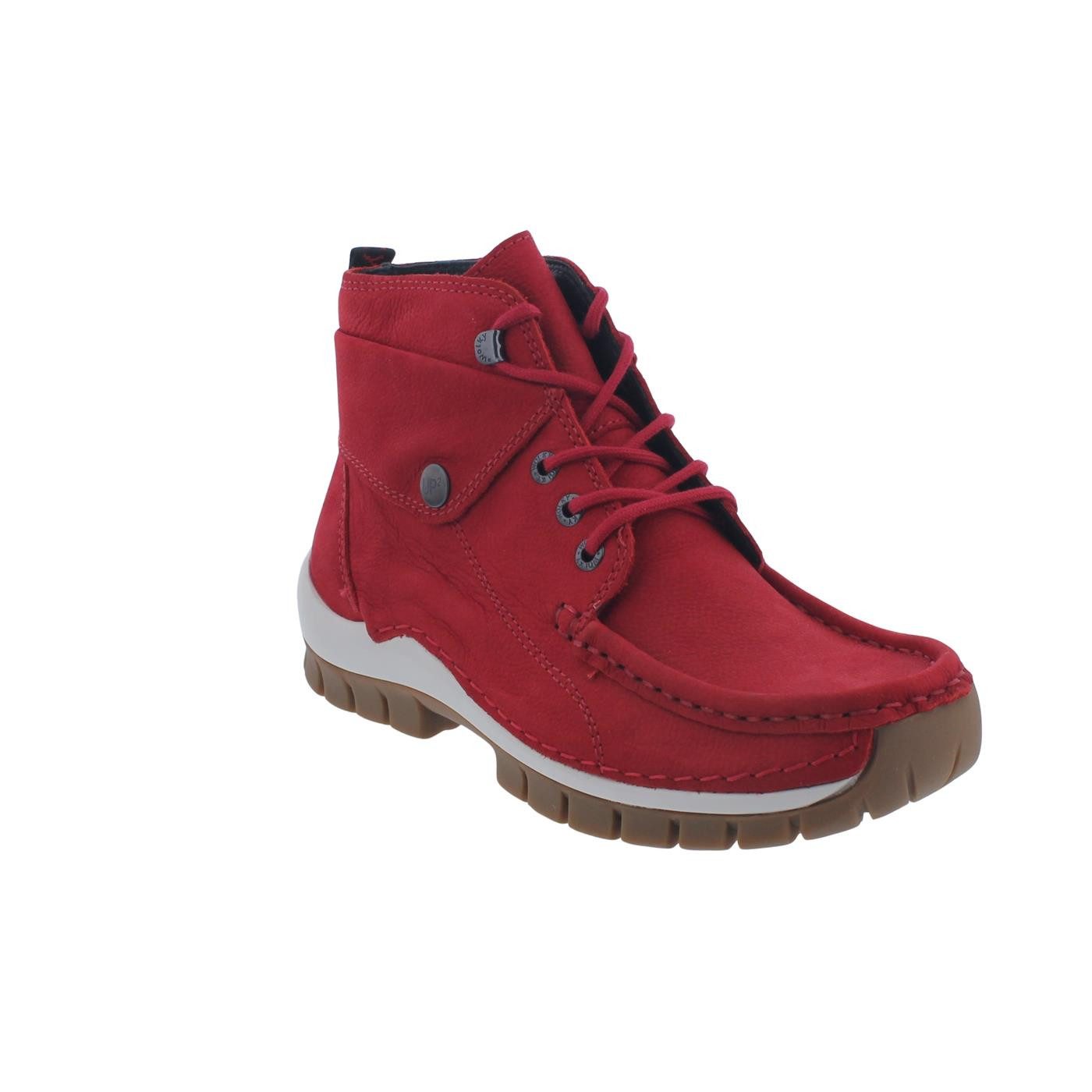 WOLKY Wolky Jump Winter Bootie, Antique nubuck, Red, 0472511-500 Schnürstiefel