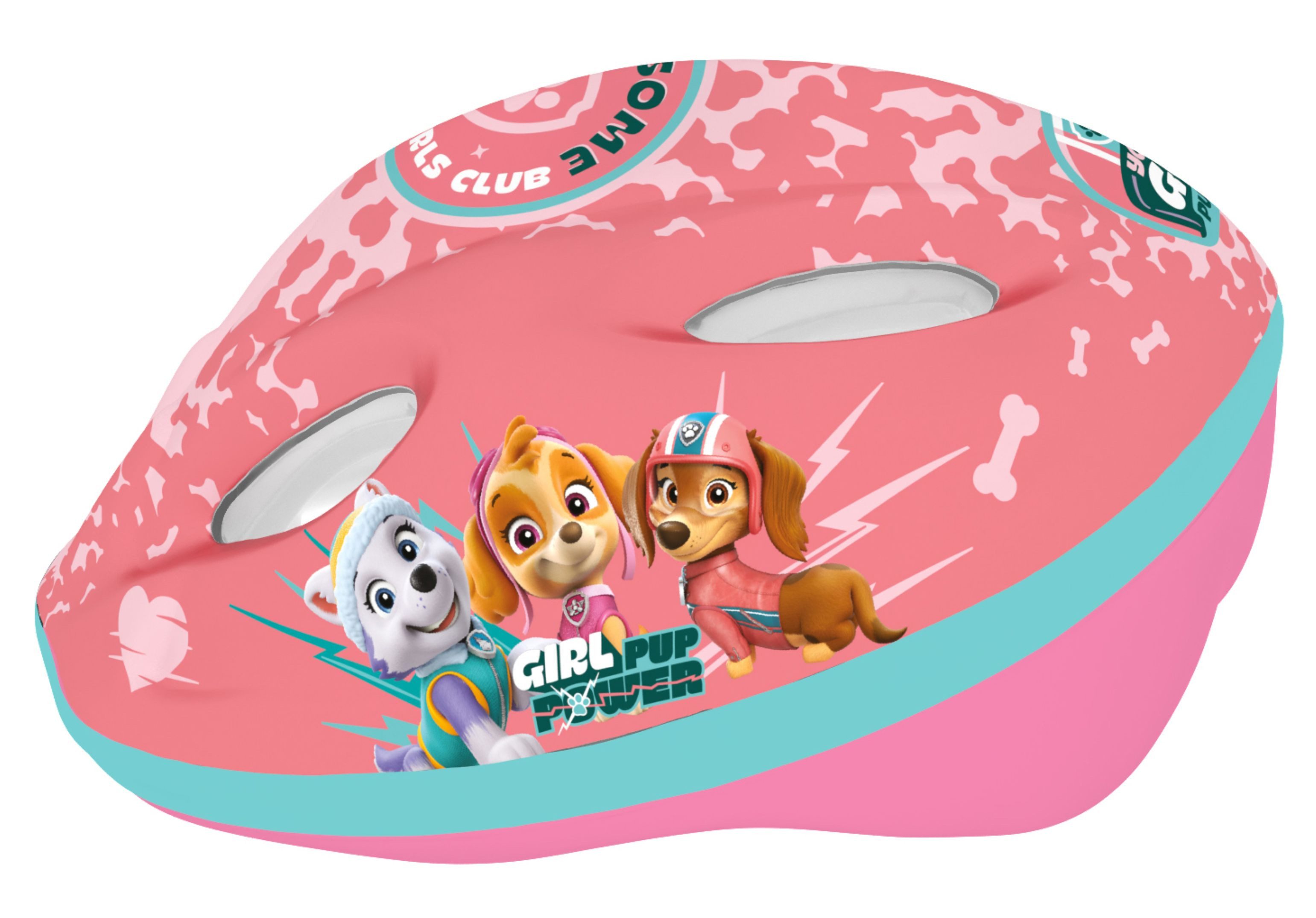 PAW PATROL Fahrradhelm Kinder Fahrradhelm Paw Patrol rosa 52-56 cm Belüftung leicht sicher