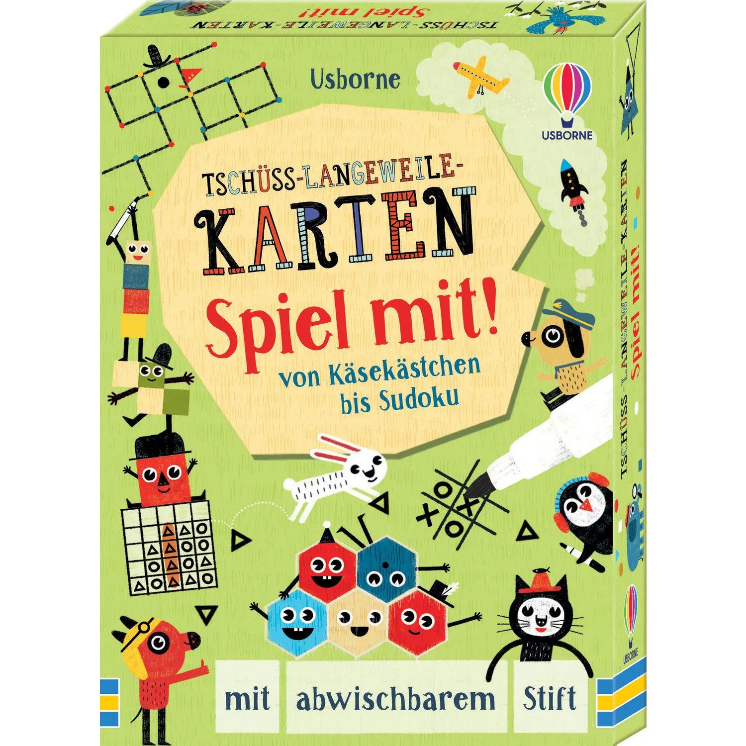 Usborne Verlag Spiel Tschüss-Langeweile-Karten: Spiel mit!