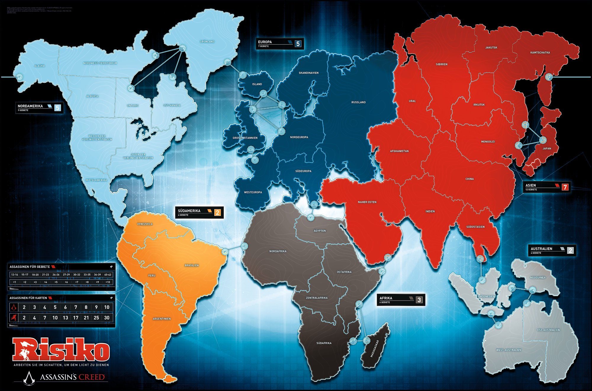 Winning Moves Spiel Risiko Assassin's Creed deutsch, Brettspiel