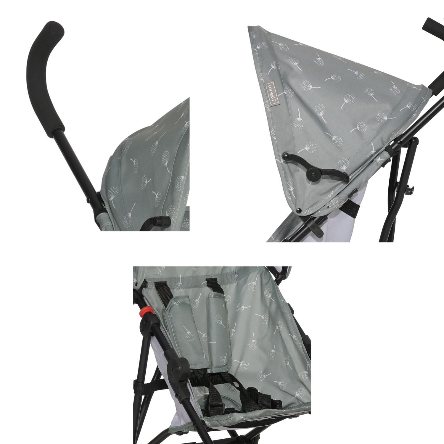 Lorelli Kinder-Buggy Kinderwagen Buggy Vaya, verstellbares Sonnendach, klappbar, Fußstütze