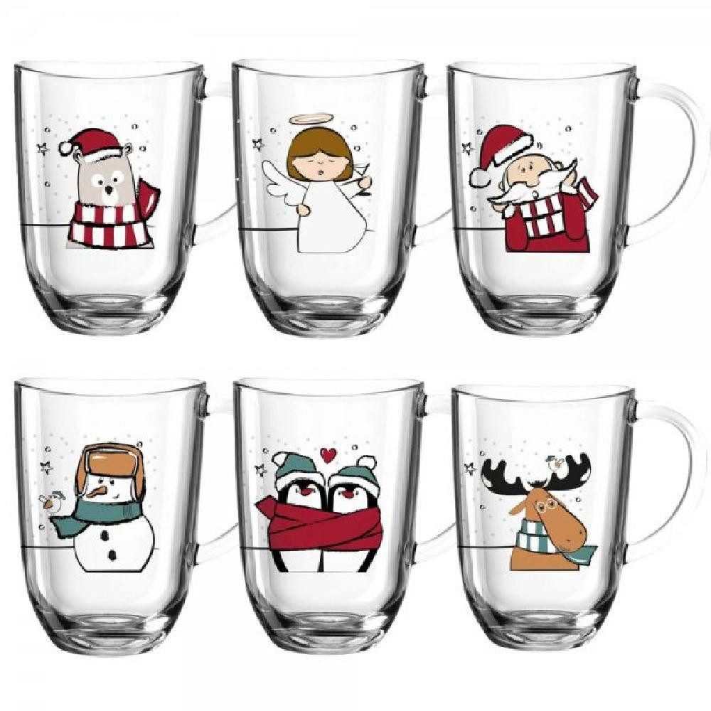 LEONARDO Geschirr Leonardo Tasse hitzebeständiges Glas Weihnachtsmotive Sor günstig online kaufen