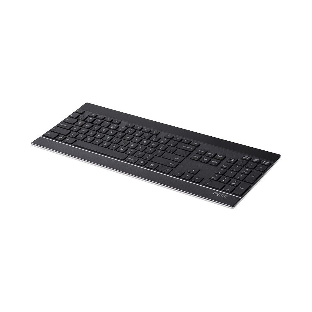 Rapoo Rapoo E9270P kabellose Tastatur schwarz - elegant. Tastatur (Leise Tasten)