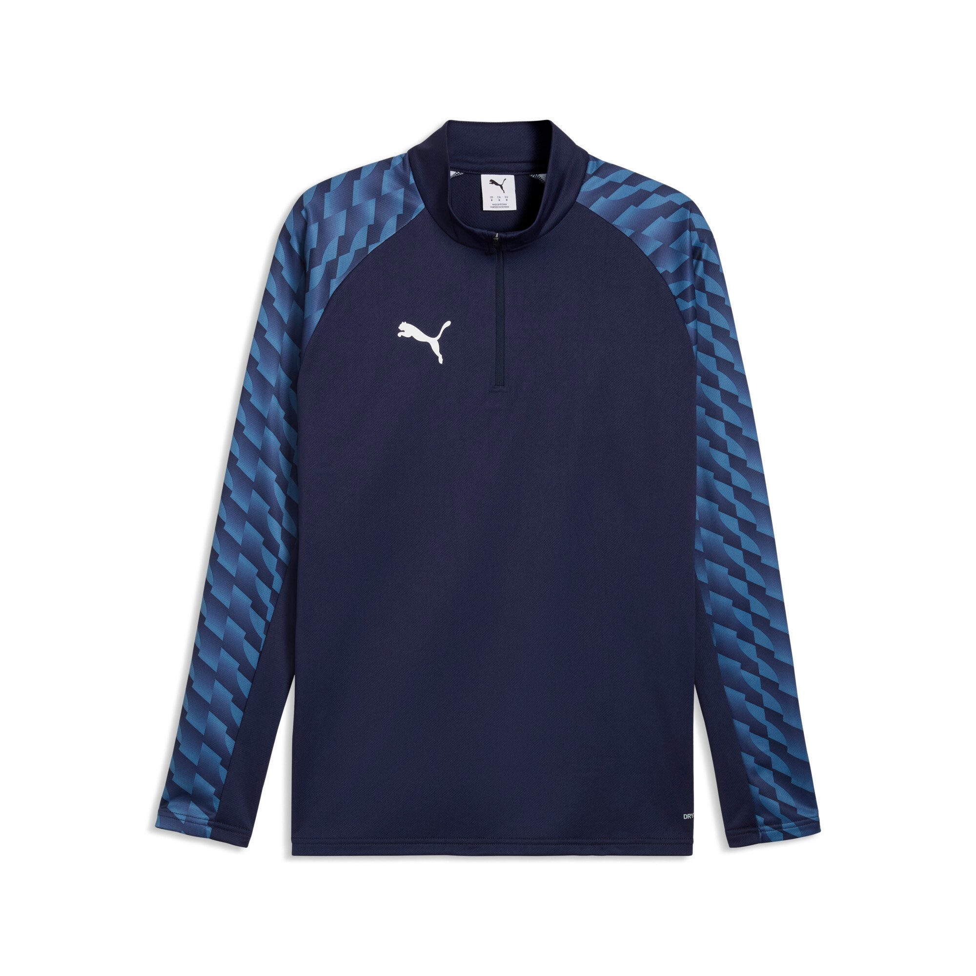 PUMA Sweatshirt TEAMLIGA26 TRAINING 14 ZIP TOP Slim fit Passform, atmungsaktives Material, mit Reißverschluss
