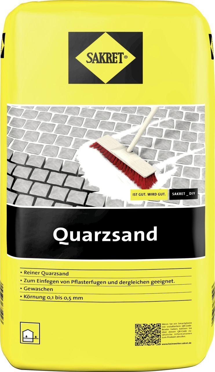 Sakret Fugenmörtel Sakret Quarzsand 0,1 - 0,5 mm natur 10 kg
