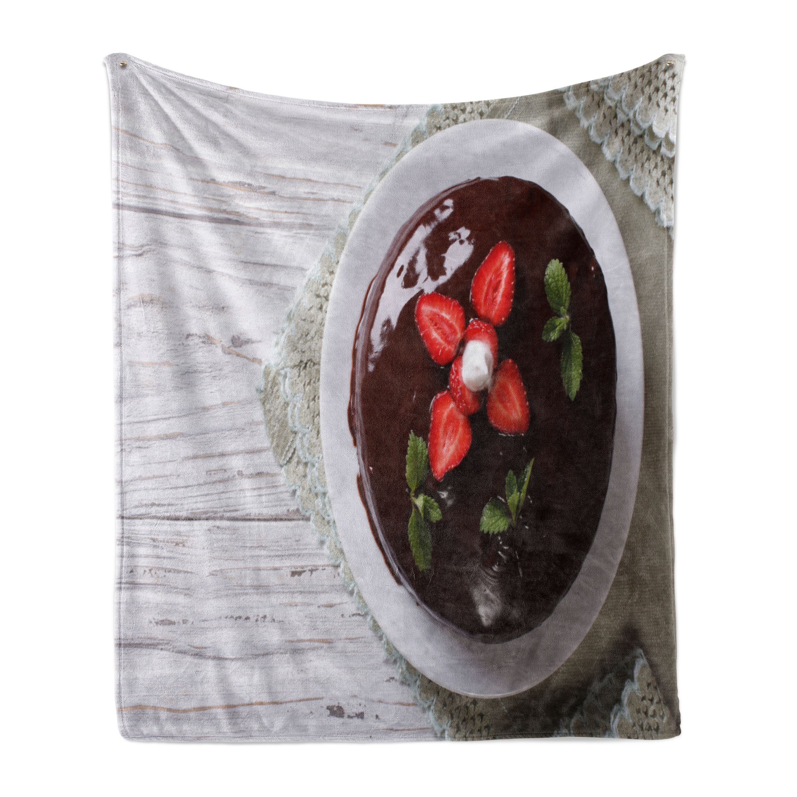 Wohndecke Gemütlicher Plüsch für Chocolate Foto Abakuhaus, Dessert Außenbereich, den Innen- Cake und