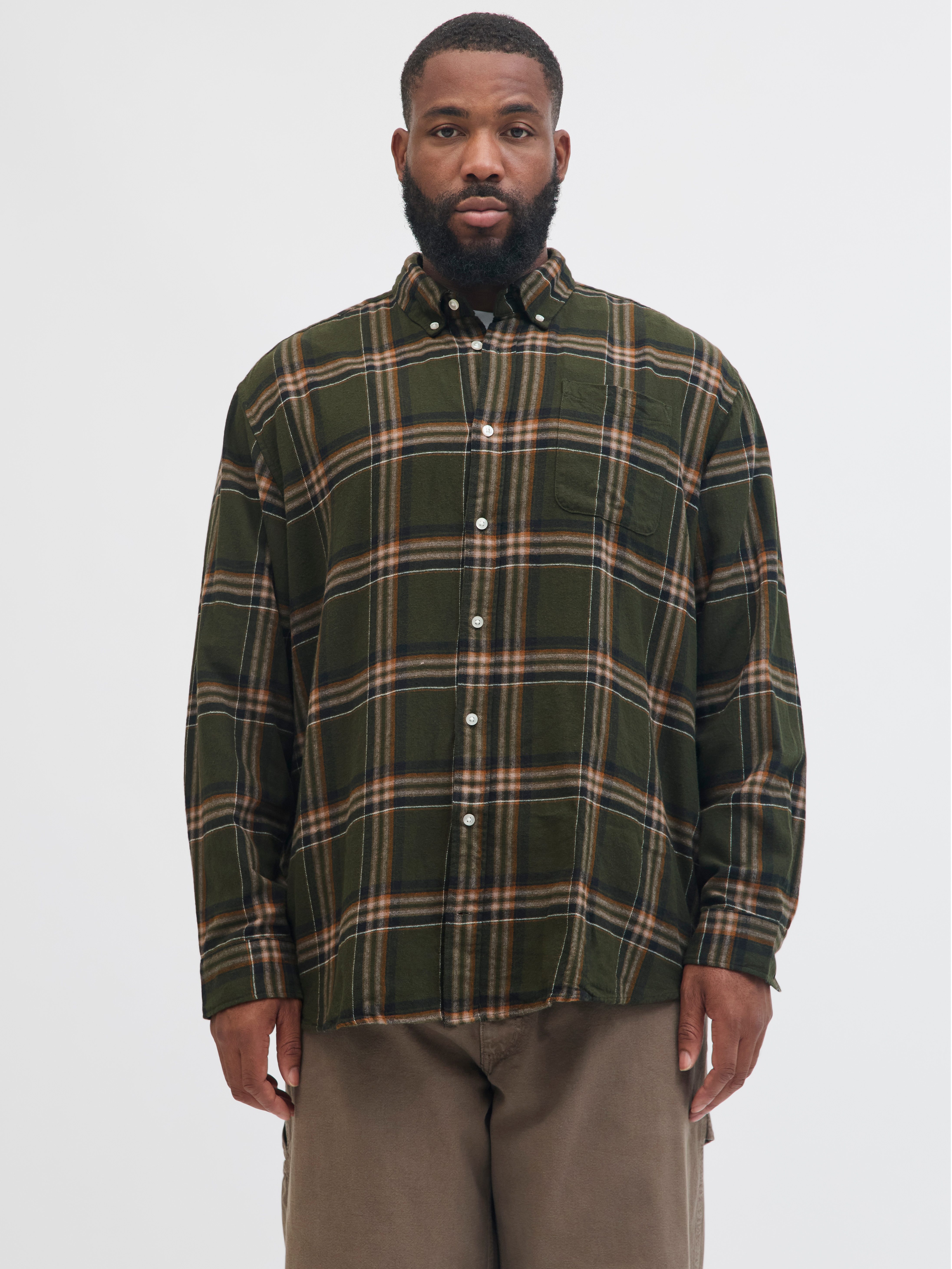 Jack & Jones PlusSize Langarmhemd JJECLASSIC FLANNEL CHECK SHIRT LS SN PLS günstig online kaufen