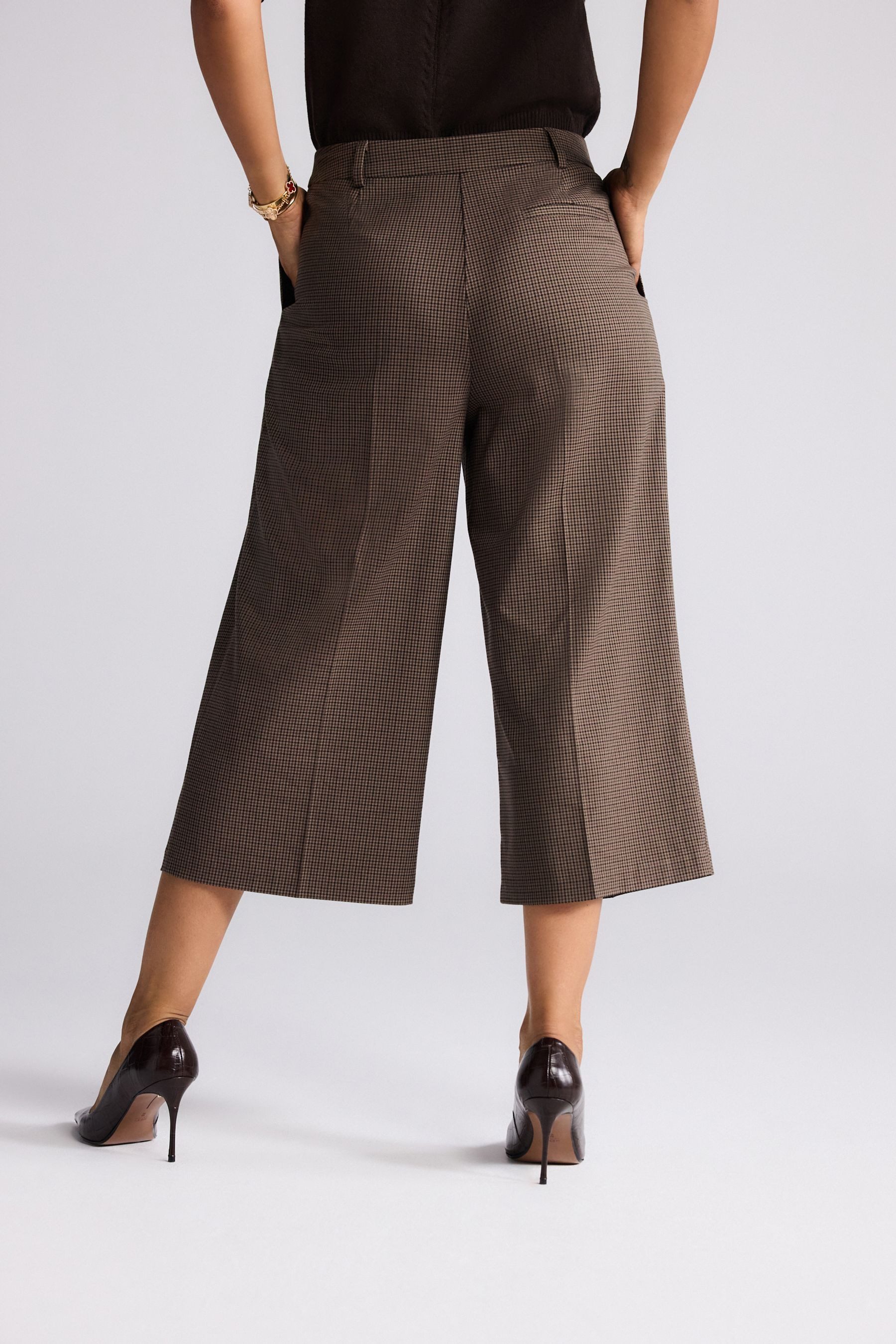 Next Anzughose Karierter Tailored Fit Hosenrock (1-tlg)