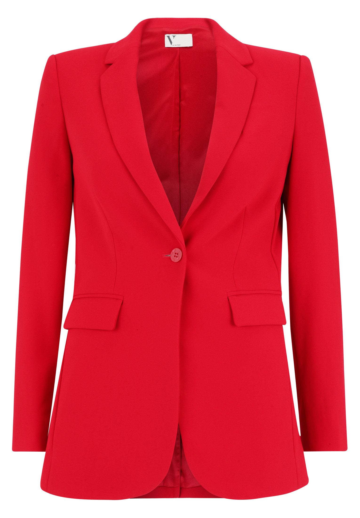 Vera Mont Jackenblazer "Damen Longblazer mit Taschen" Nahtführung günstig online kaufen