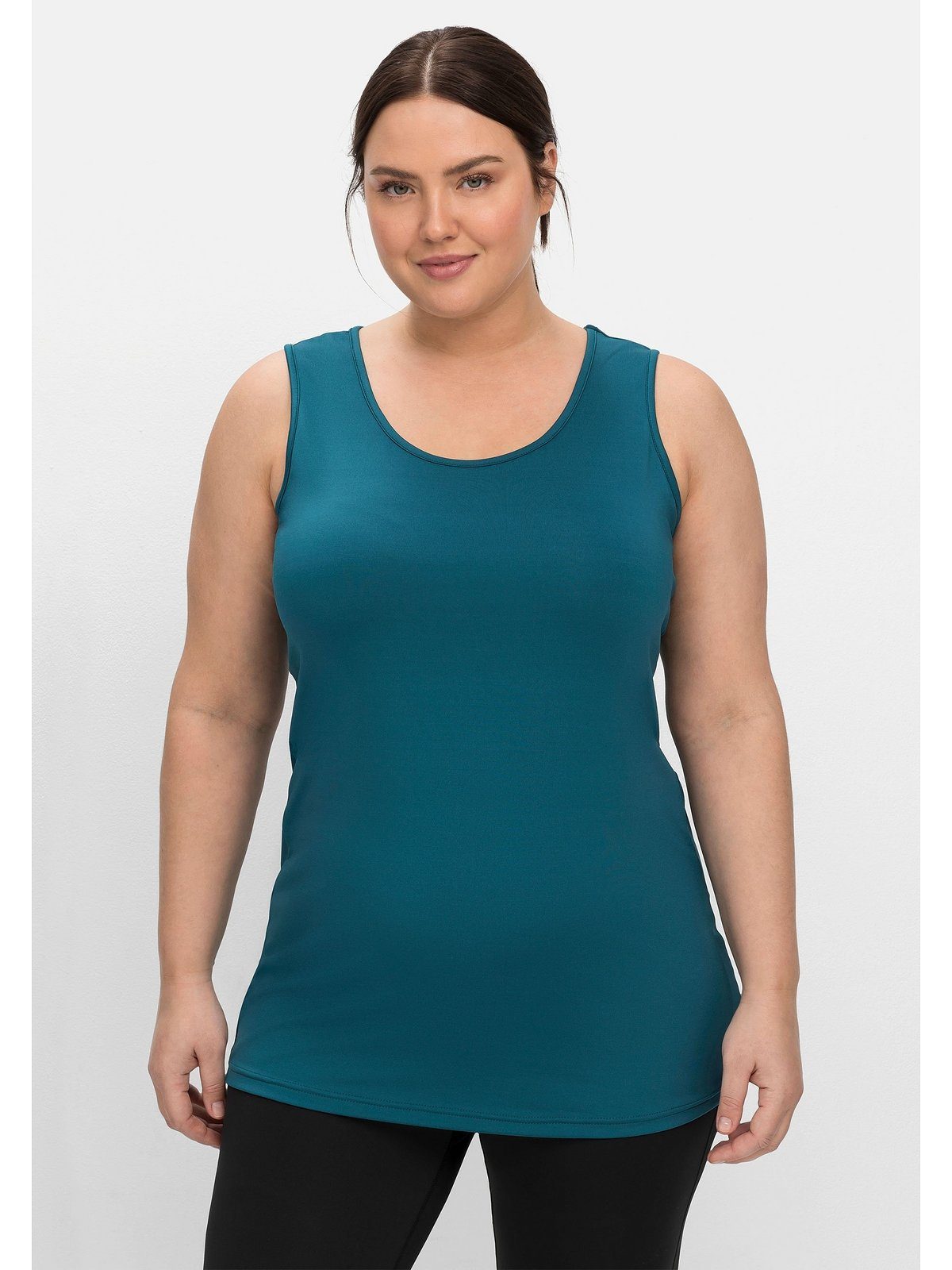 Sheego Funktionstop Große Größen atmungsaktiv und schnelltrocknend