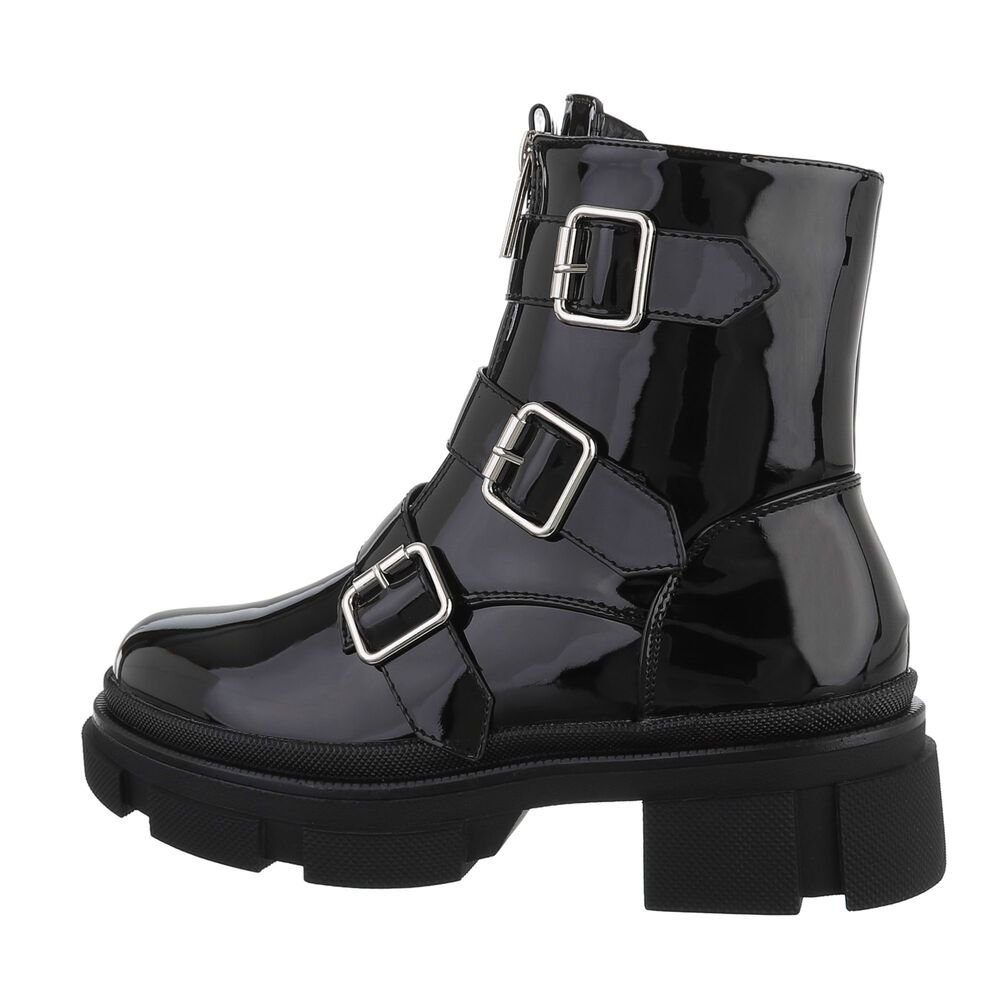 Ital-Design Damen Bikerschuhe Biker Westernstiefelette (71547268) günstig online kaufen
