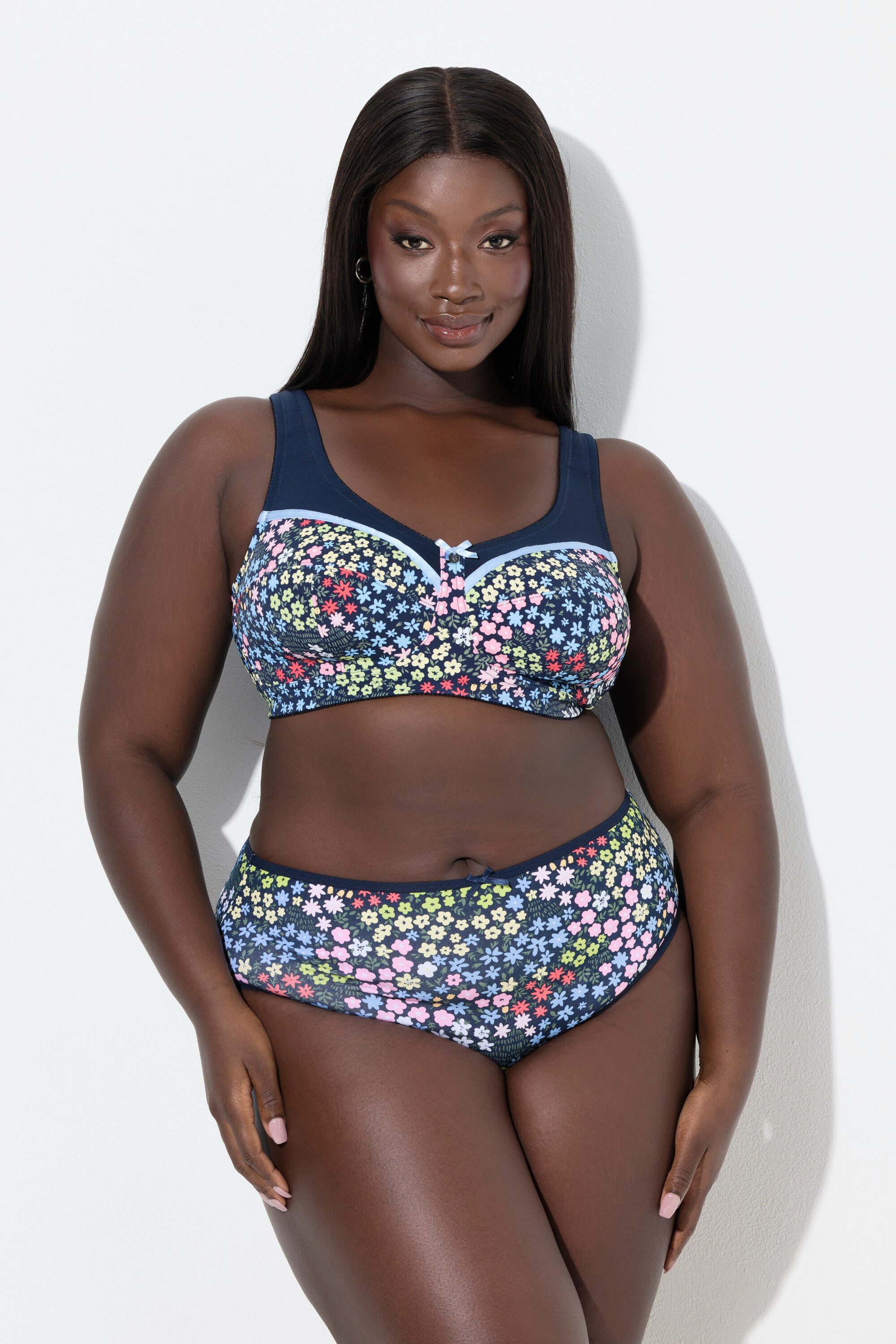 Ulla Popken Entlastungs-BH Entlastungs-BH Blüten ohne Bügel