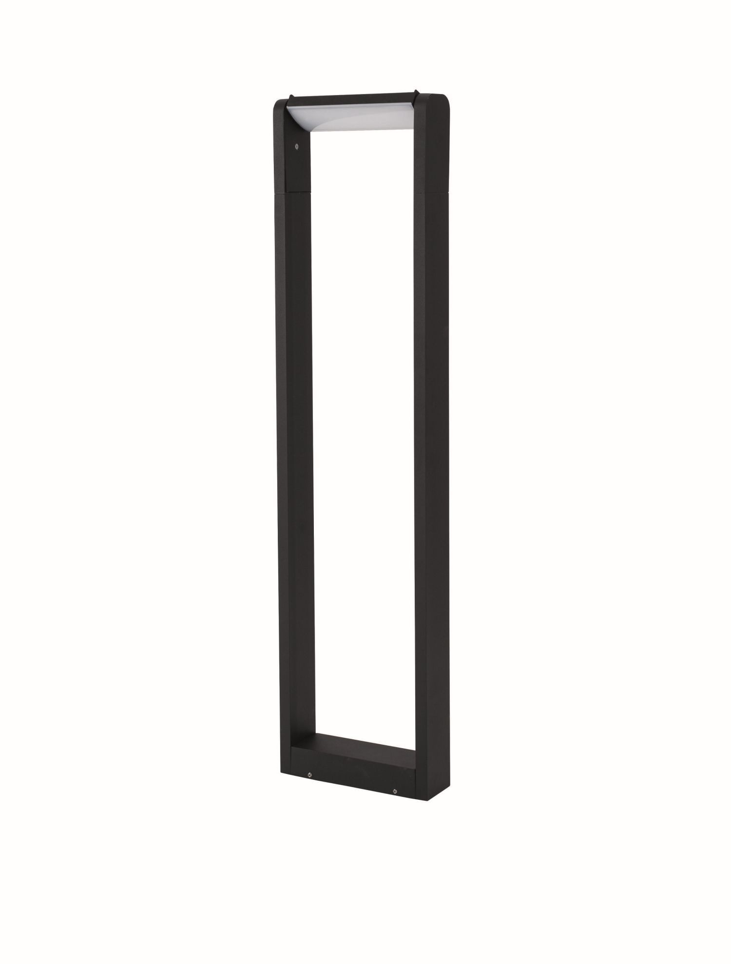 Licht-Erlebnisse Pollerleuchte CADIZ, LED fest integriert, Warmweiß, Außen Wegeleuchte LED 80 cm hoch IP54 Schwarz warmweiß 3000 K 719 lm