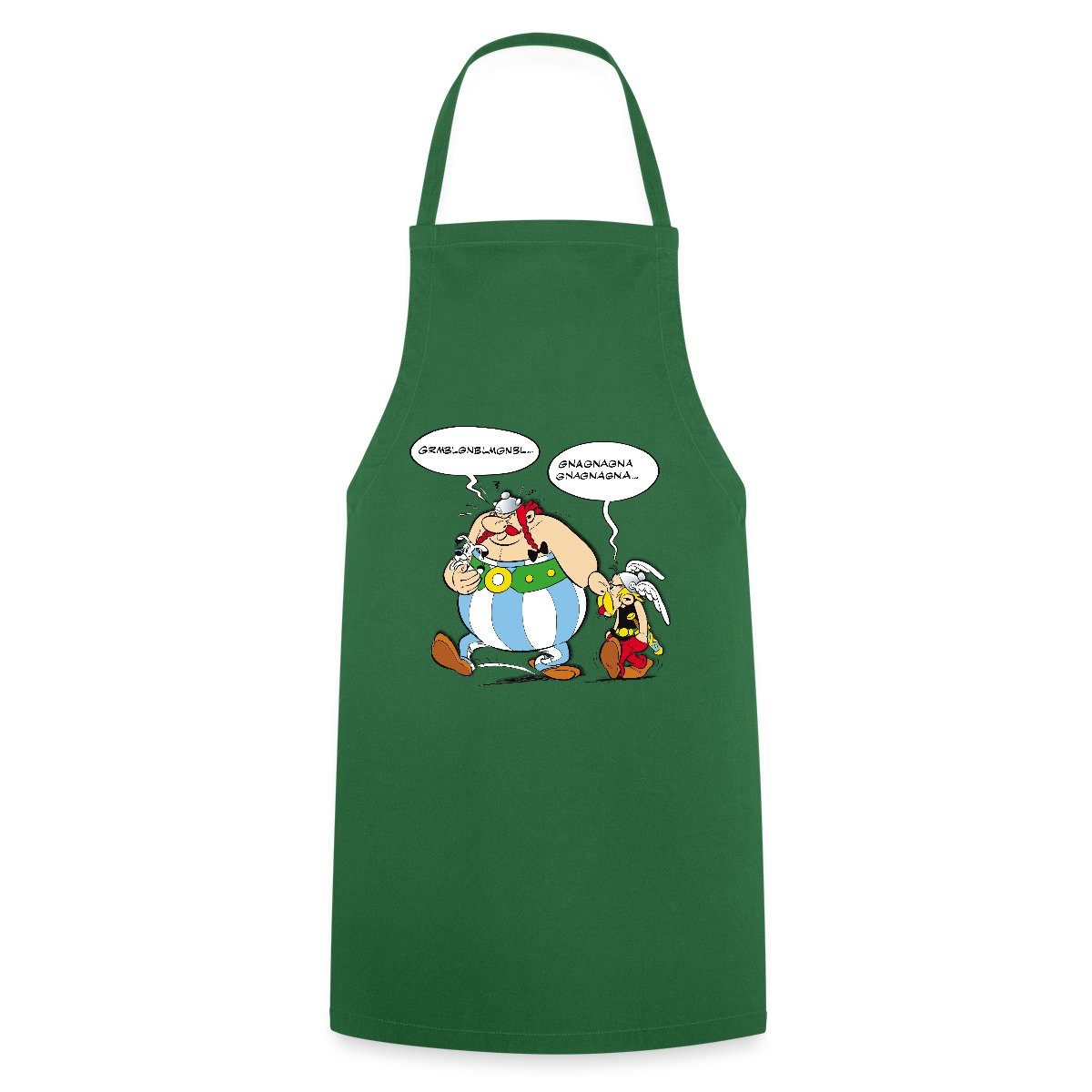 Spreadshirt Kochschürze Asterix & Obelix Schmollend Streit Beleidigt Kochschürze, (1-tlg)