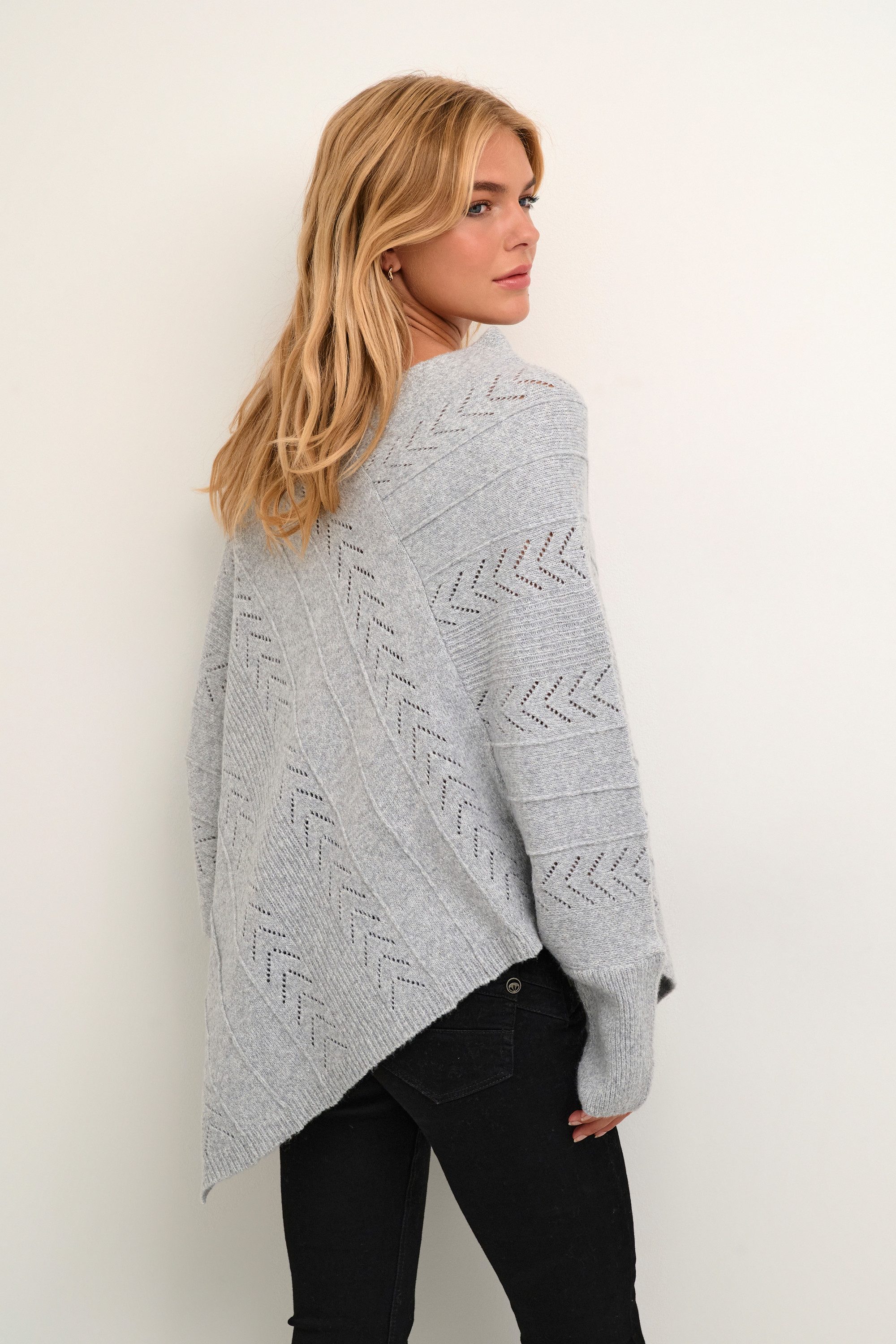 Cream Strickponcho Poncho CRHoliday