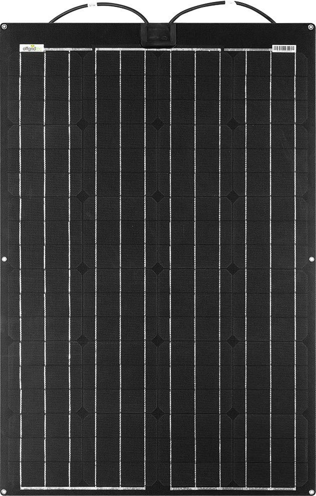 offgridtec Solarmodul PCB-ETFE 100W 39V semiflexibles Solarpanel, 100 W, Monokristallin, hervorragender Schutz durch EFTE High-Tec Kunststoff