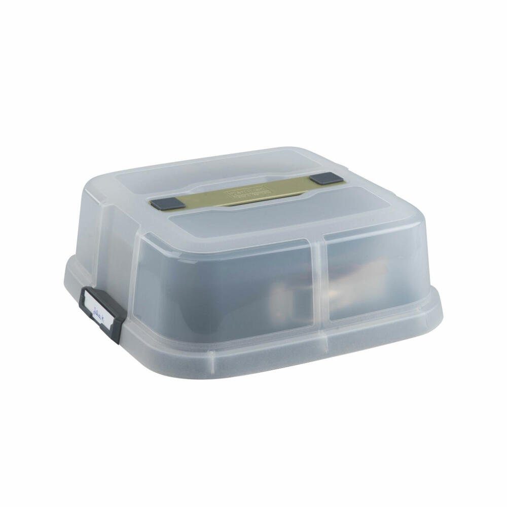 Zenker Springform Bake, Click & Go 24 cm, mit Transporthaube
