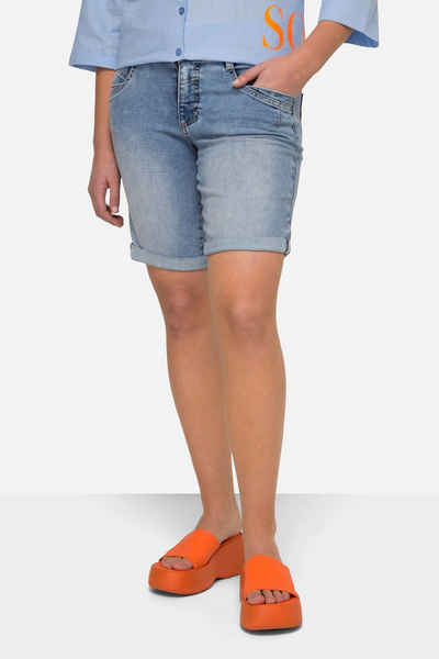 Laurasøn Regular-fit-Jeans Jeans-Shorts gerades Bein 4-Pocket