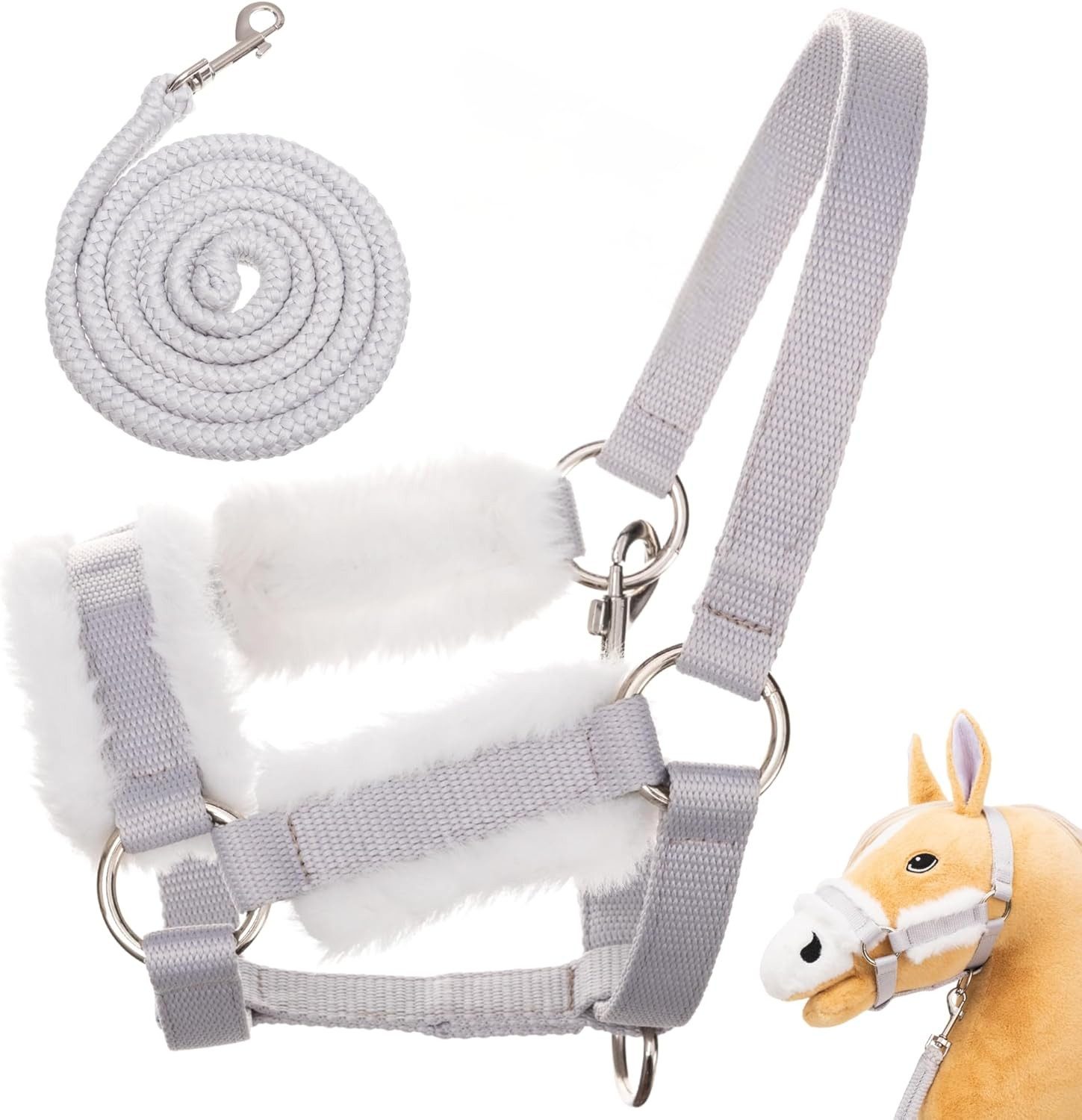 Hoofly Steckenpferd Hobby Horse Halfter, (Hobby Horse Ausstattung, Hobby Horse Zubehör)