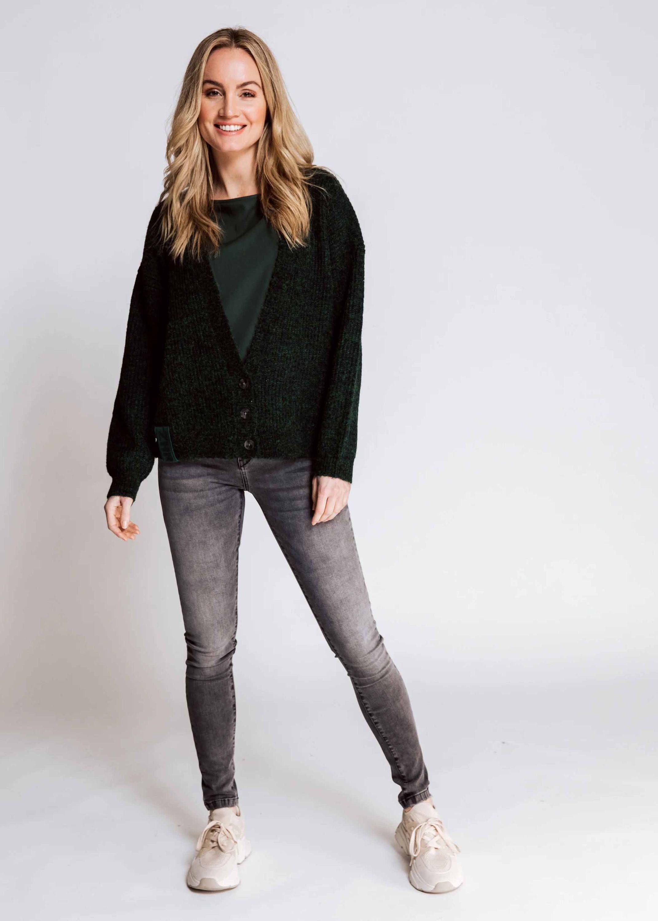 Zhrill Strickjacke ESILDA Knit GREEN (0-tlg) günstig online kaufen